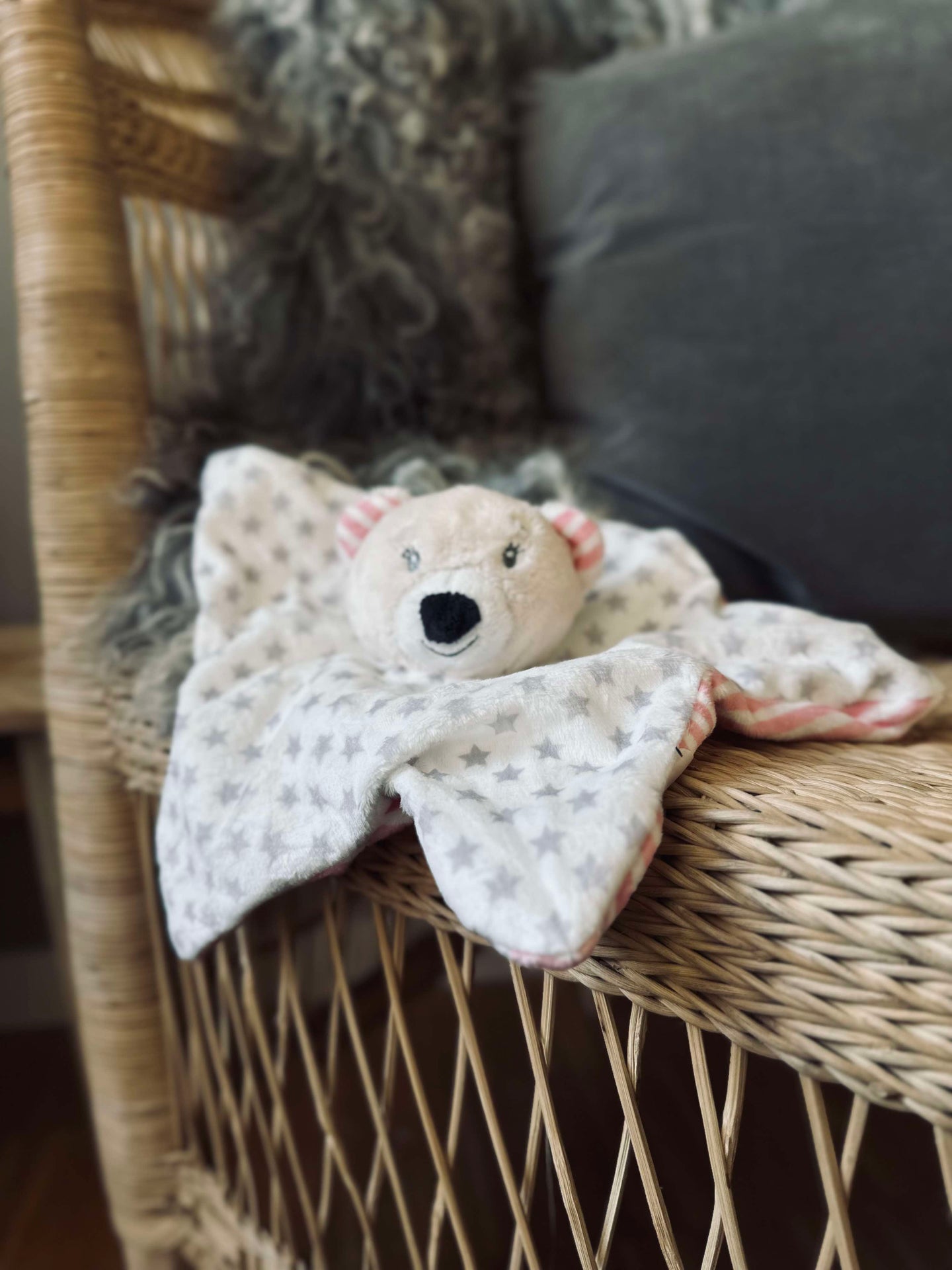 Schmusetuch für Babys - Rosa
