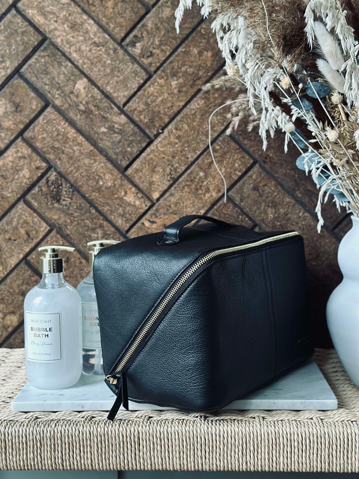 Kulturtasche Halima Black - Large