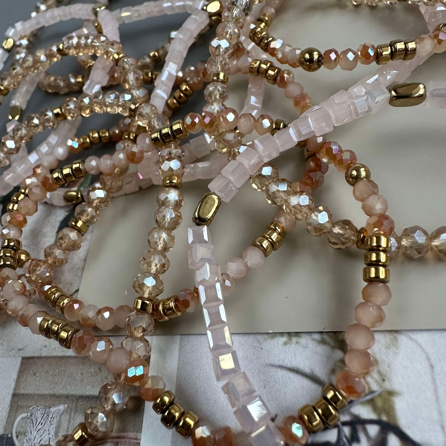 Armband Merle Natur - Set mit 3 Stk
