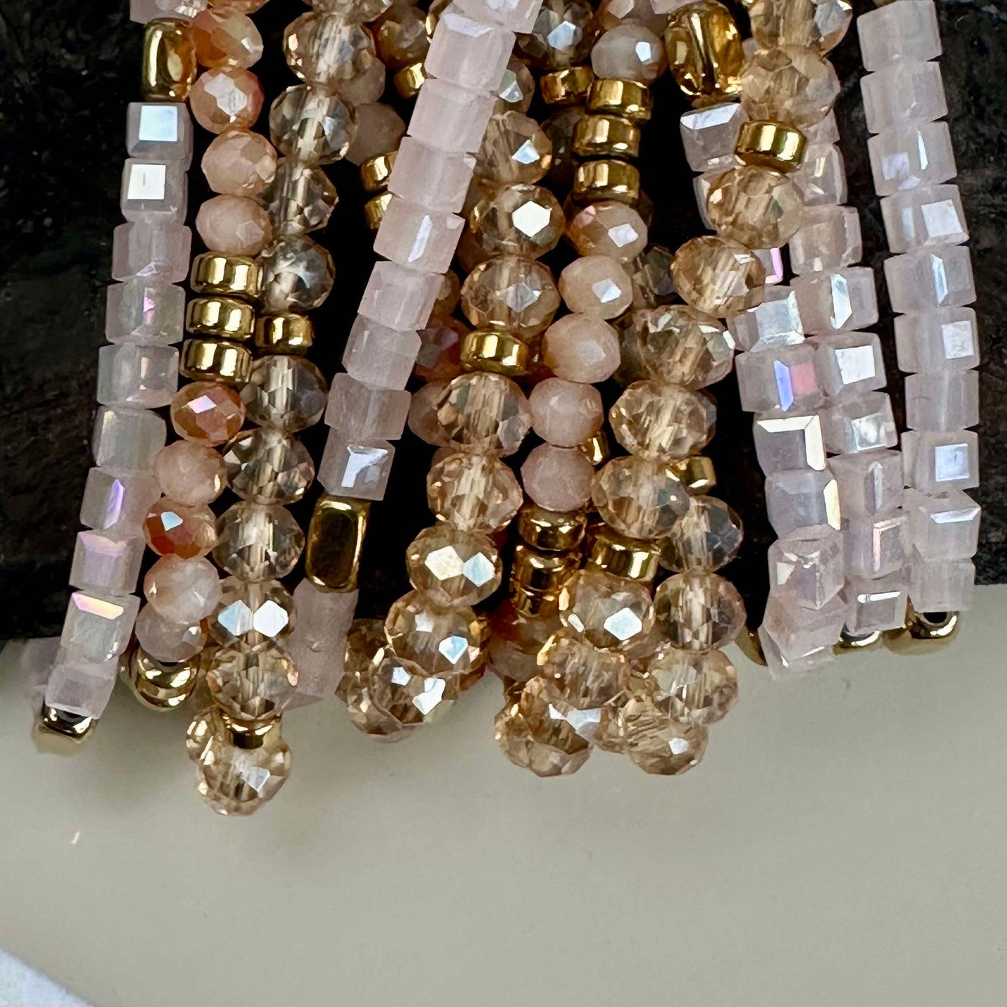 Armband Merle Natur - Set mit 3 Stk