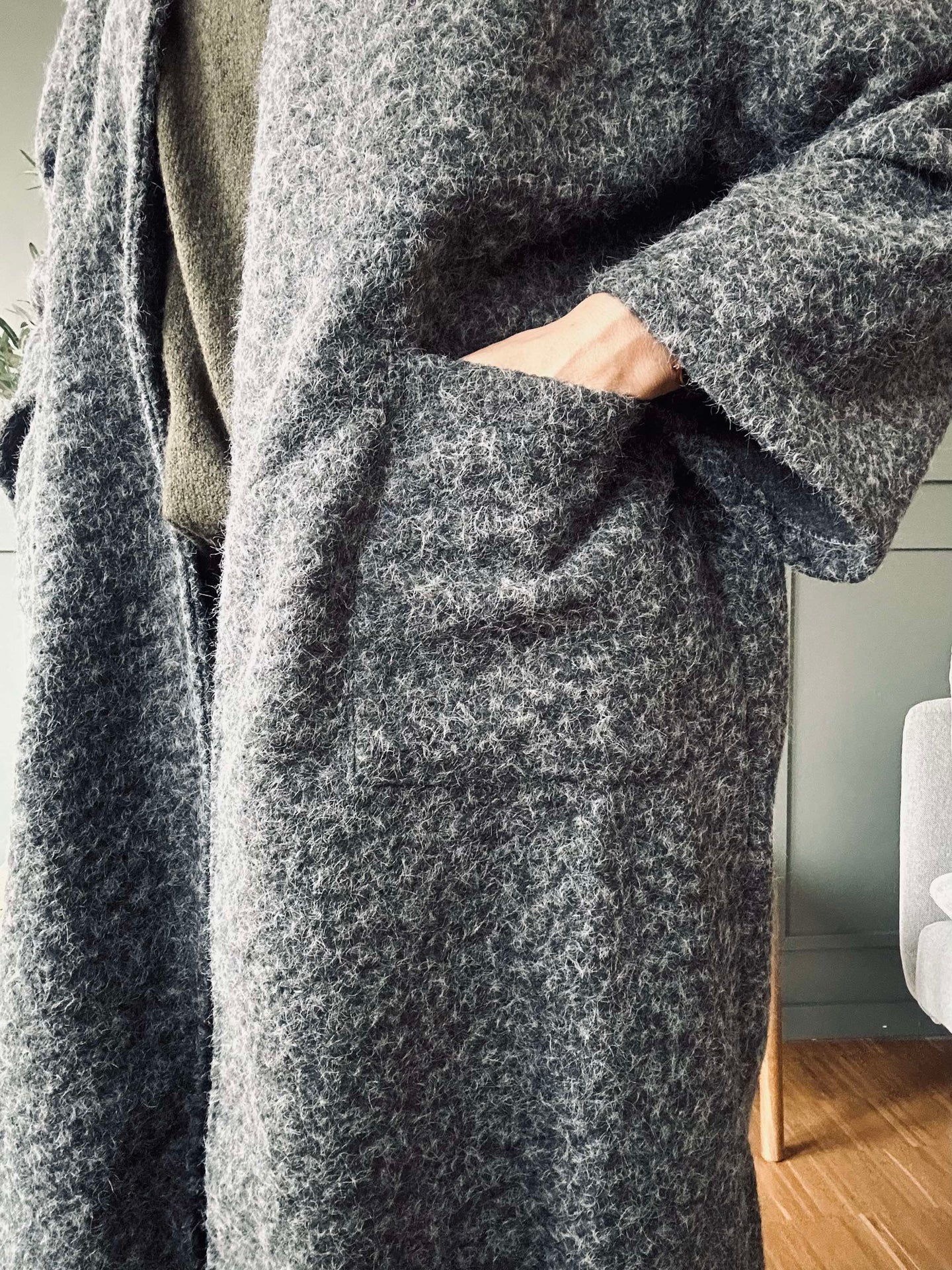Jacke Belina - Oversize Grau