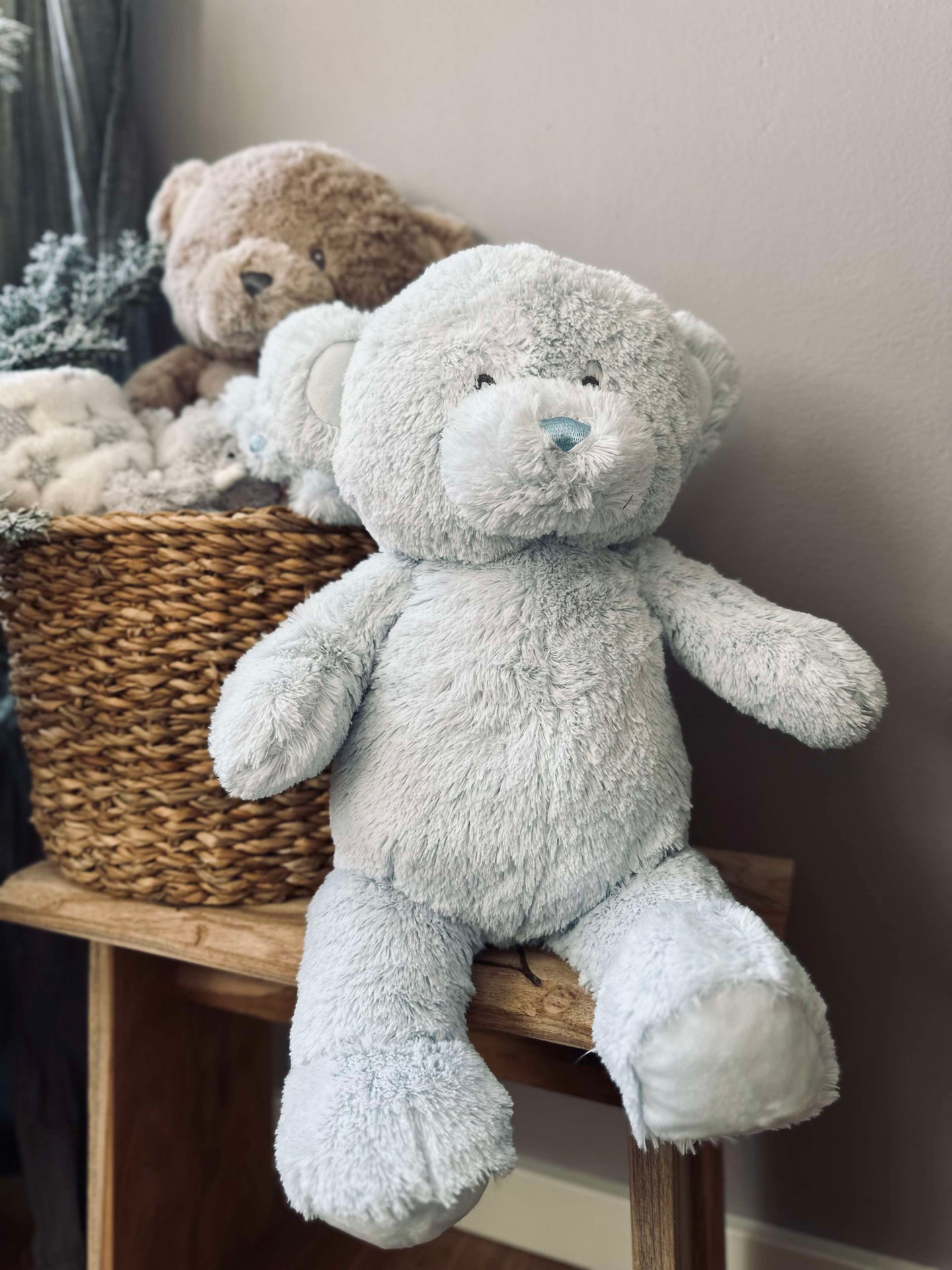 Teddybär 43 cm - Blau
