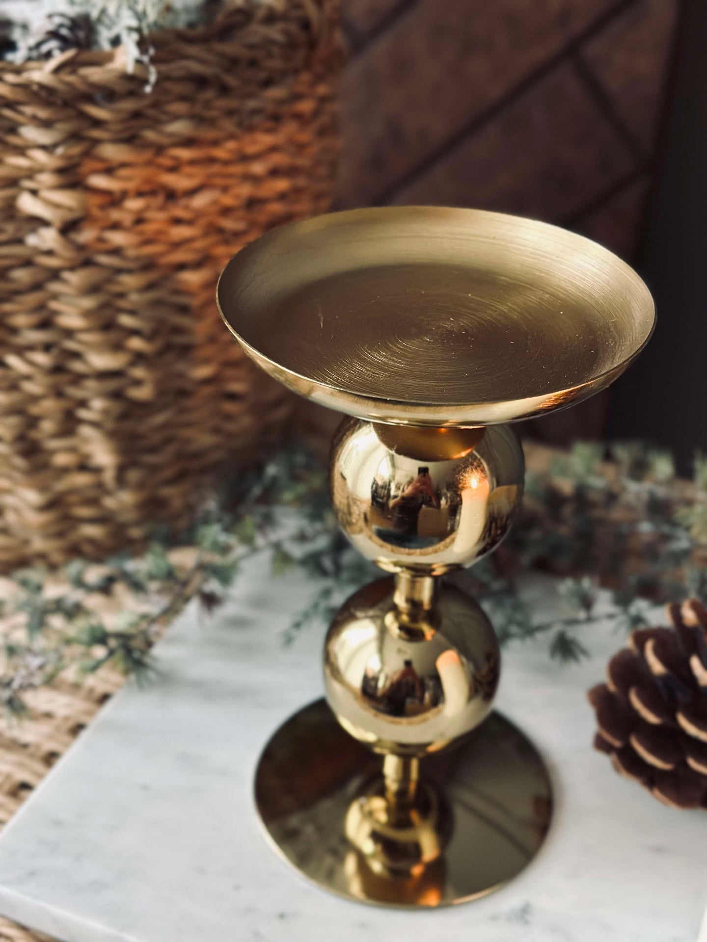 Kerzenhalter NOYA 17 cm - Gold