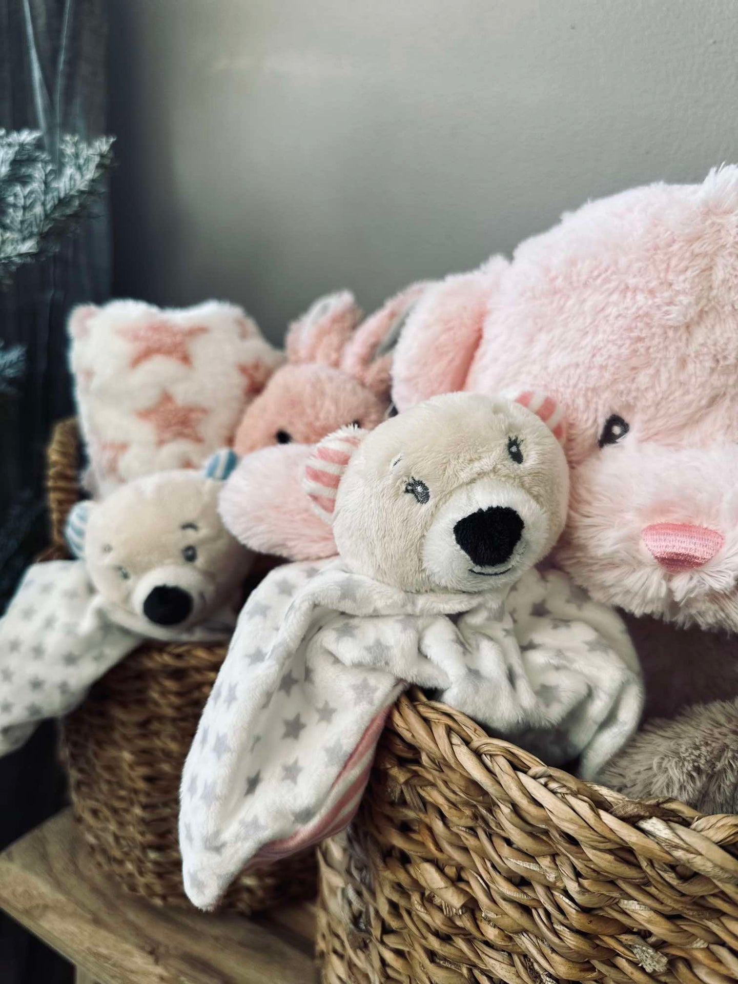 Schmusetuch für Babys - Rosa