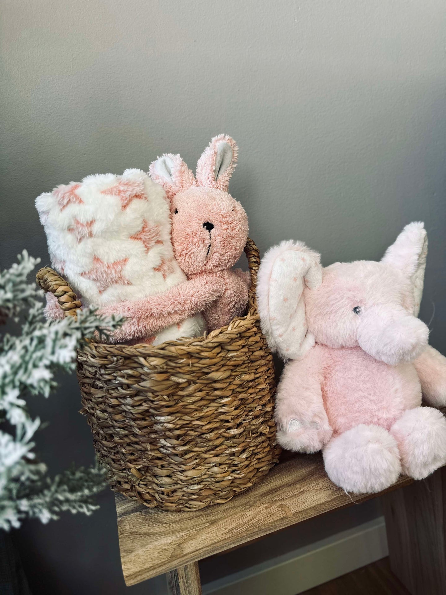 Kuscheltier Elefant 25 cm - Rosa