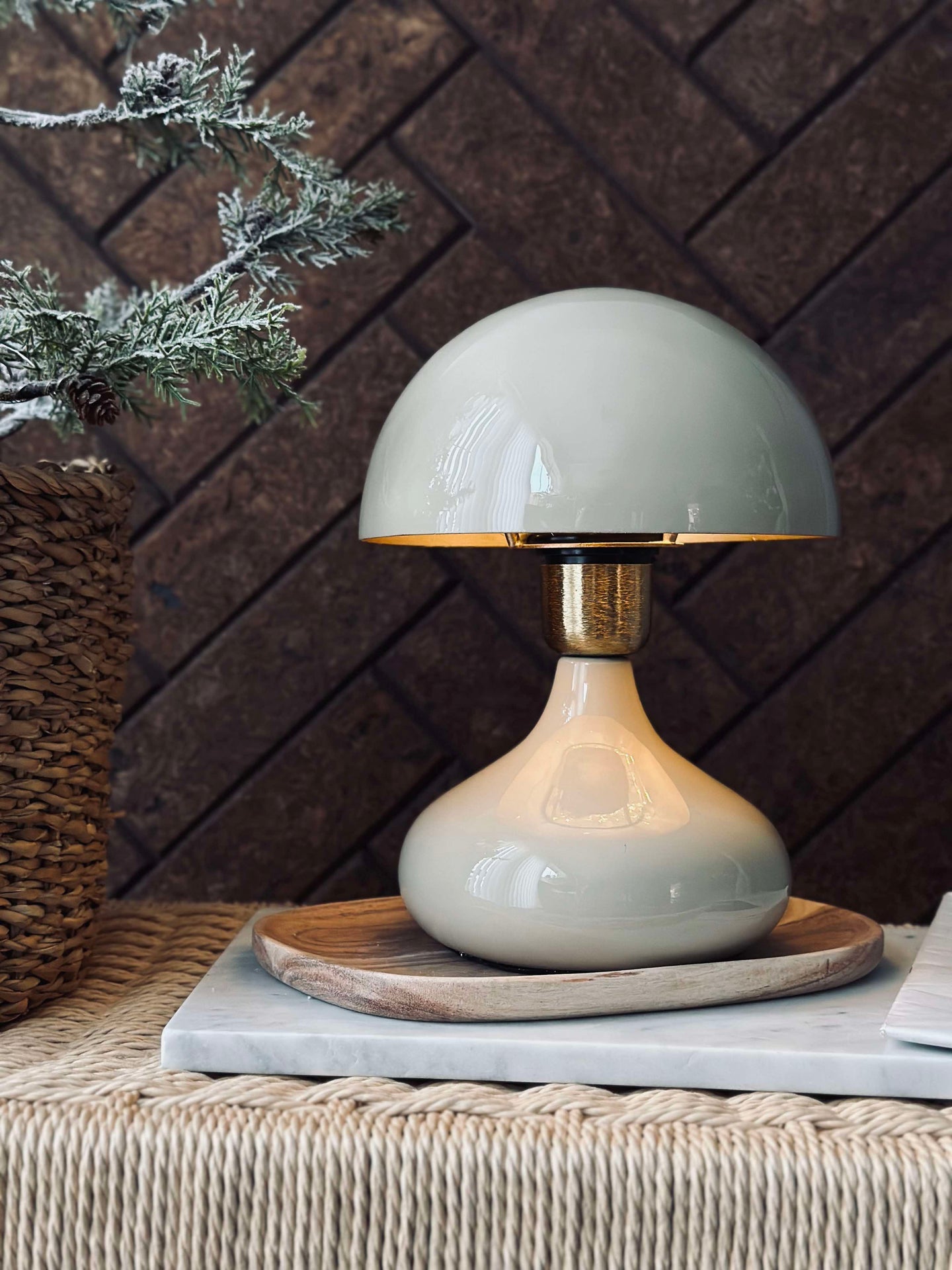 Tischlampe NOYA - Beige