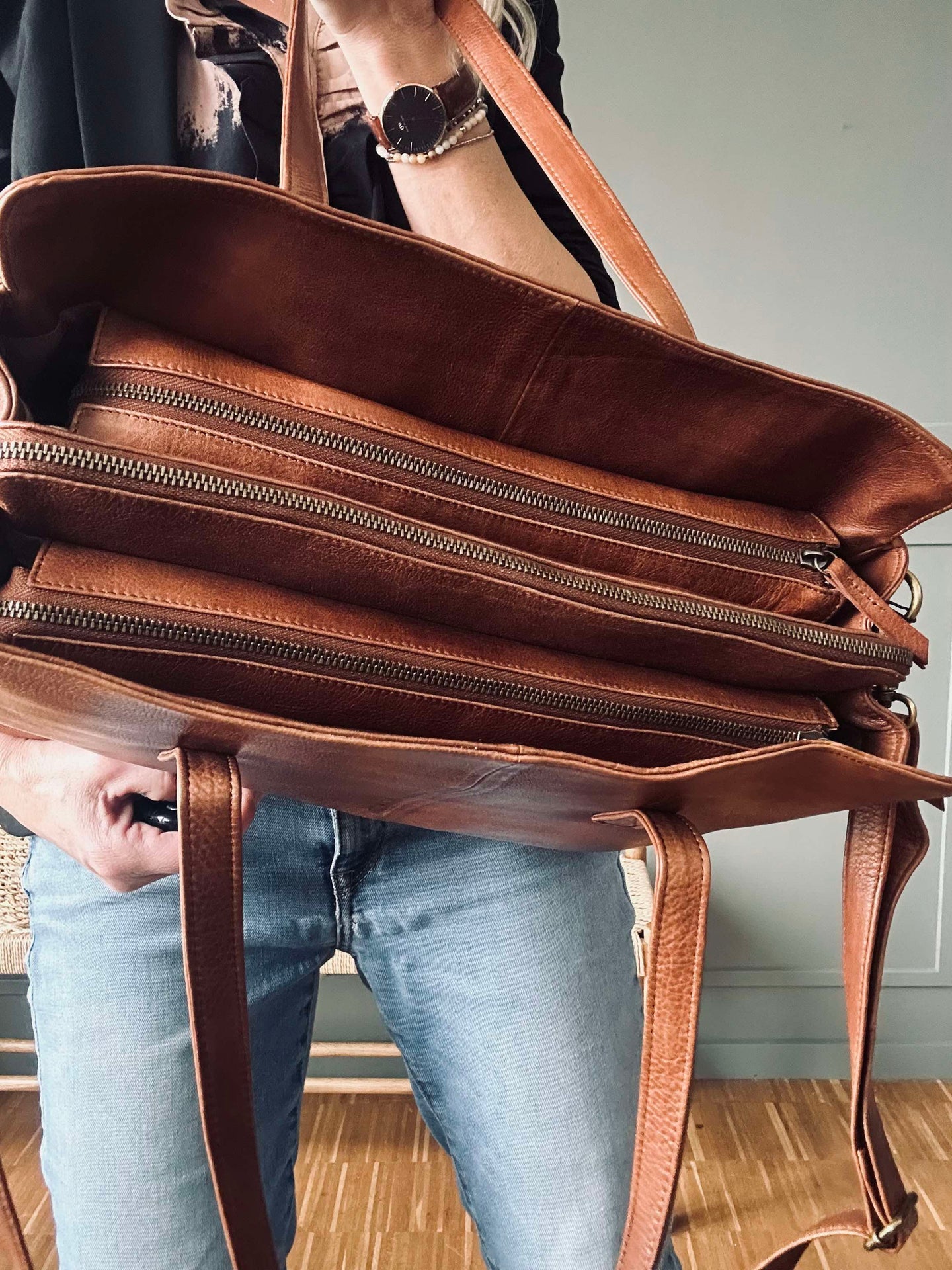 Elvira Arbeitstasche Walnut