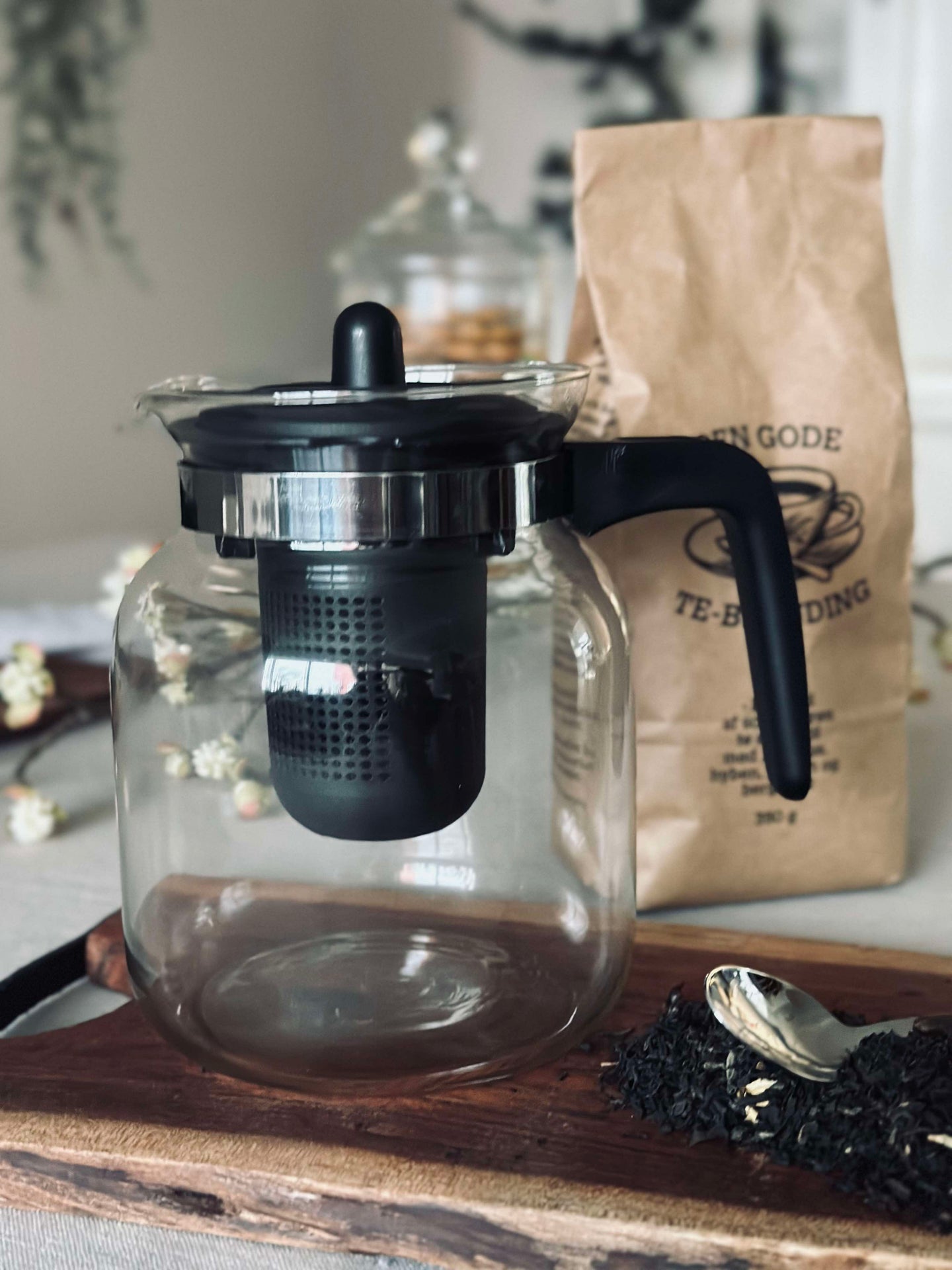 Teekanne aus Glas - 1500 ml.