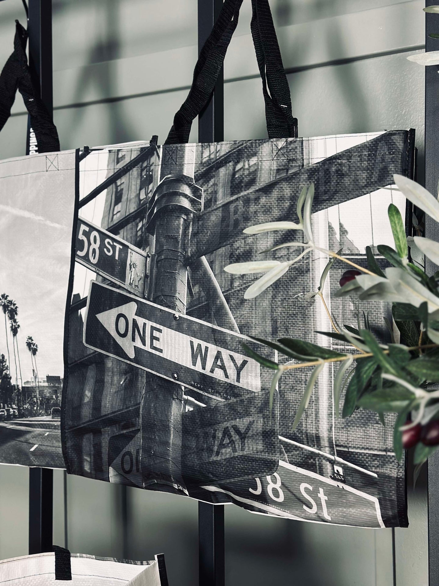 Shopper m. motiv - grau mix