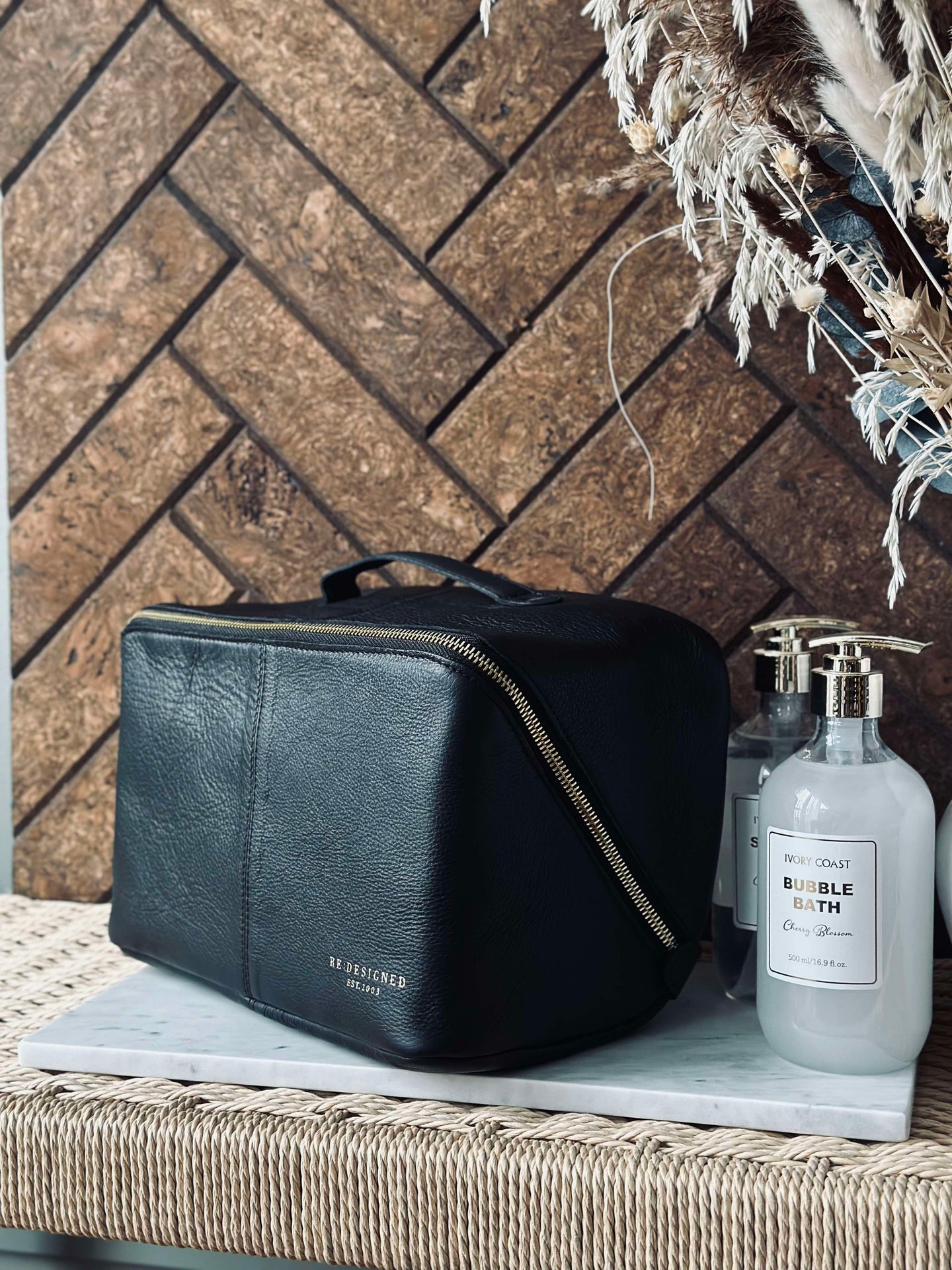 Kulturtasche Halima Black - Large