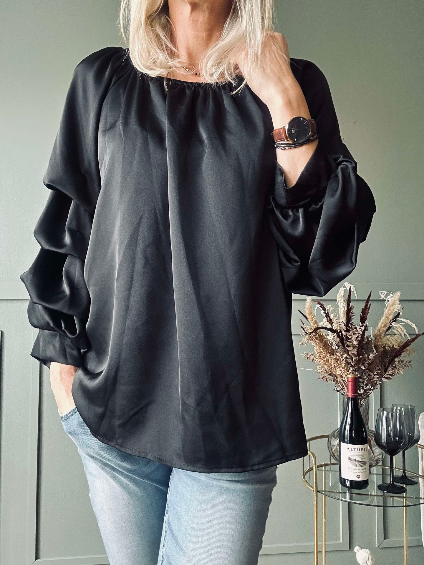 Bluse Jenny - Seidenlook