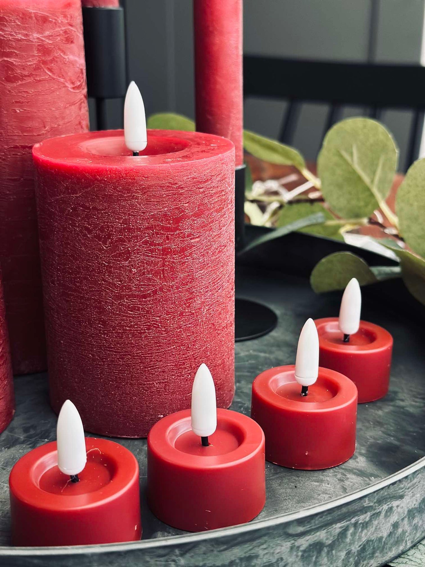 LED-Lichtpaket mit 10 Teilen - Rot