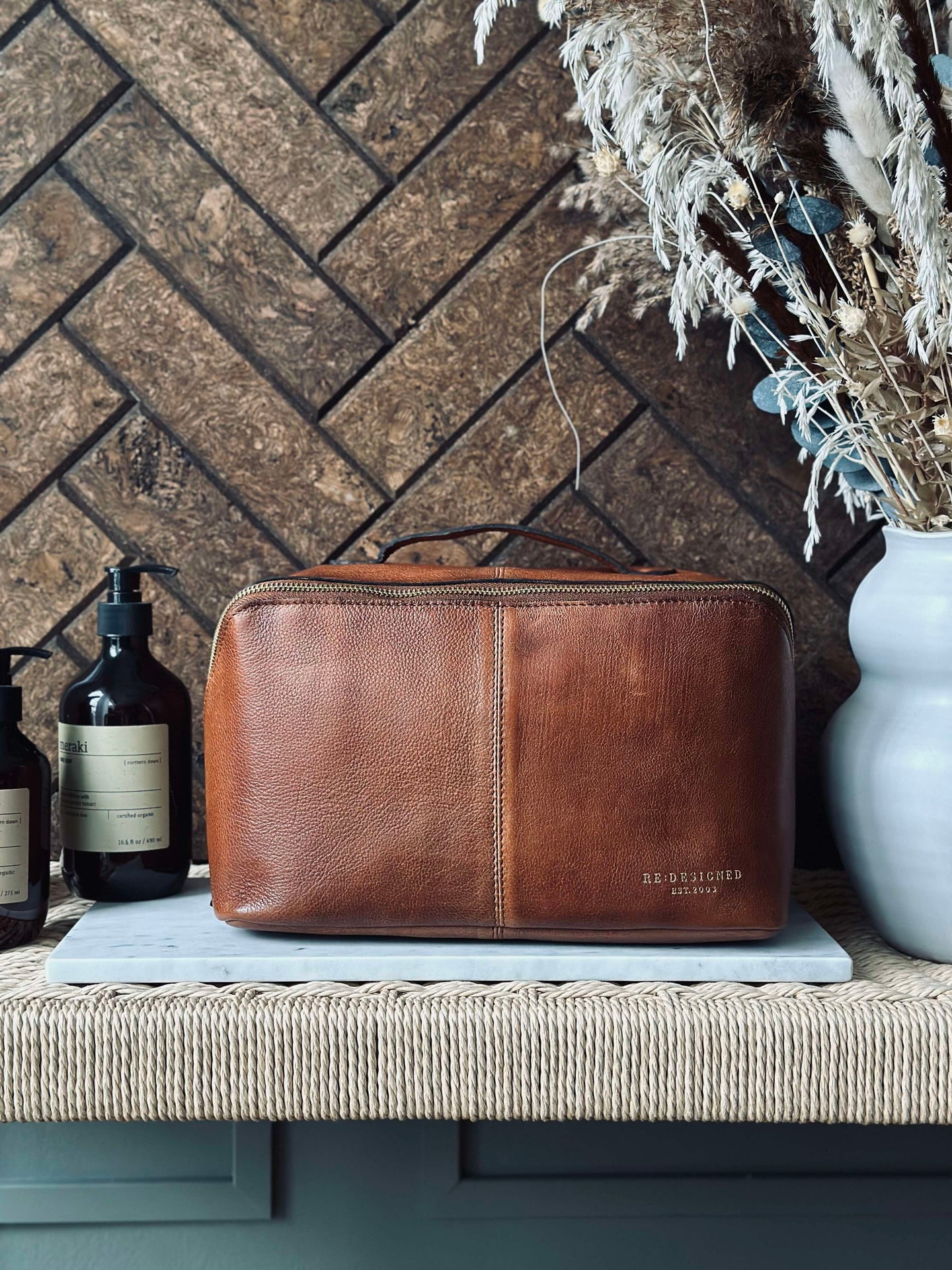 Kulturtasche Halima Walnut - Large