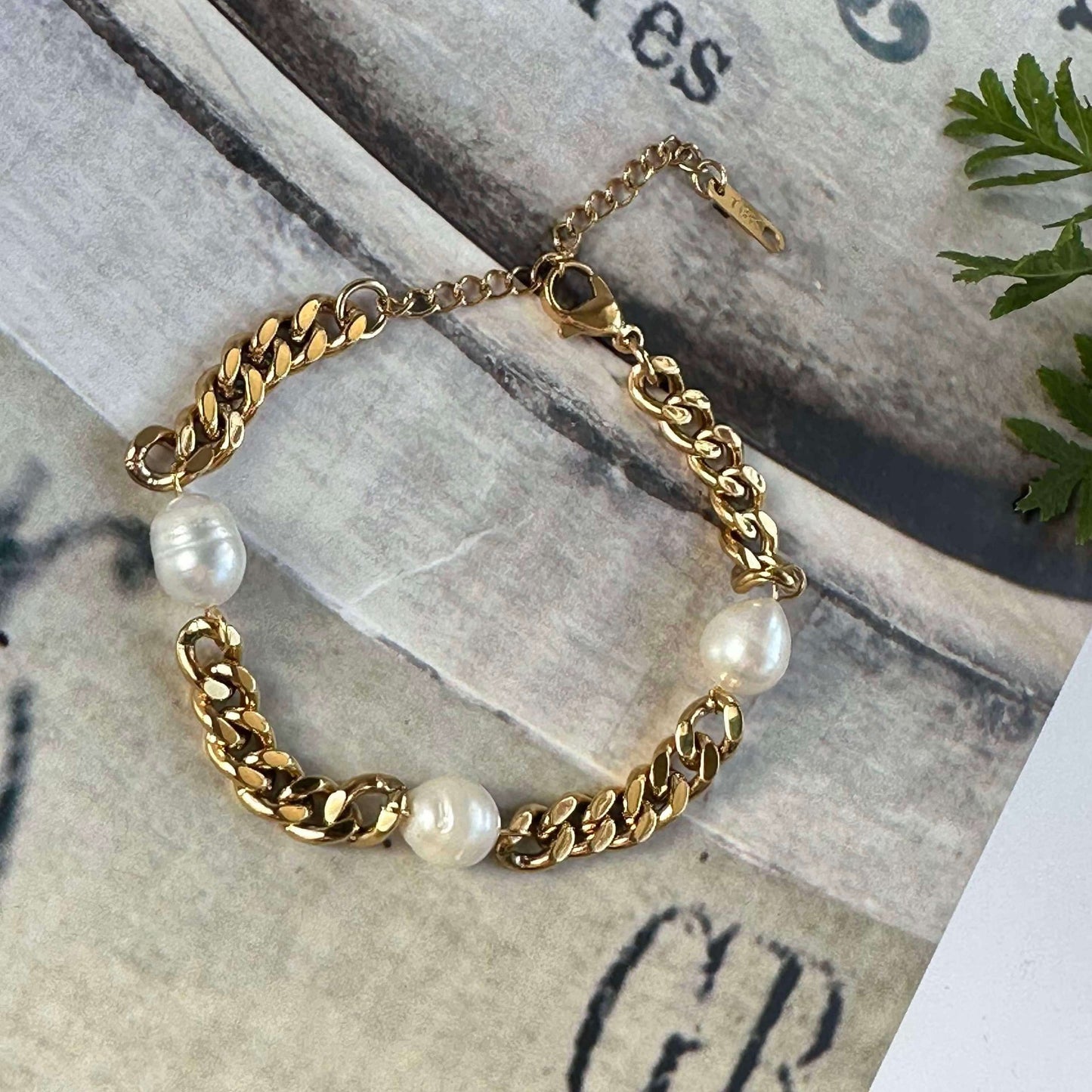Armband Mary vergoldet - wasserfest