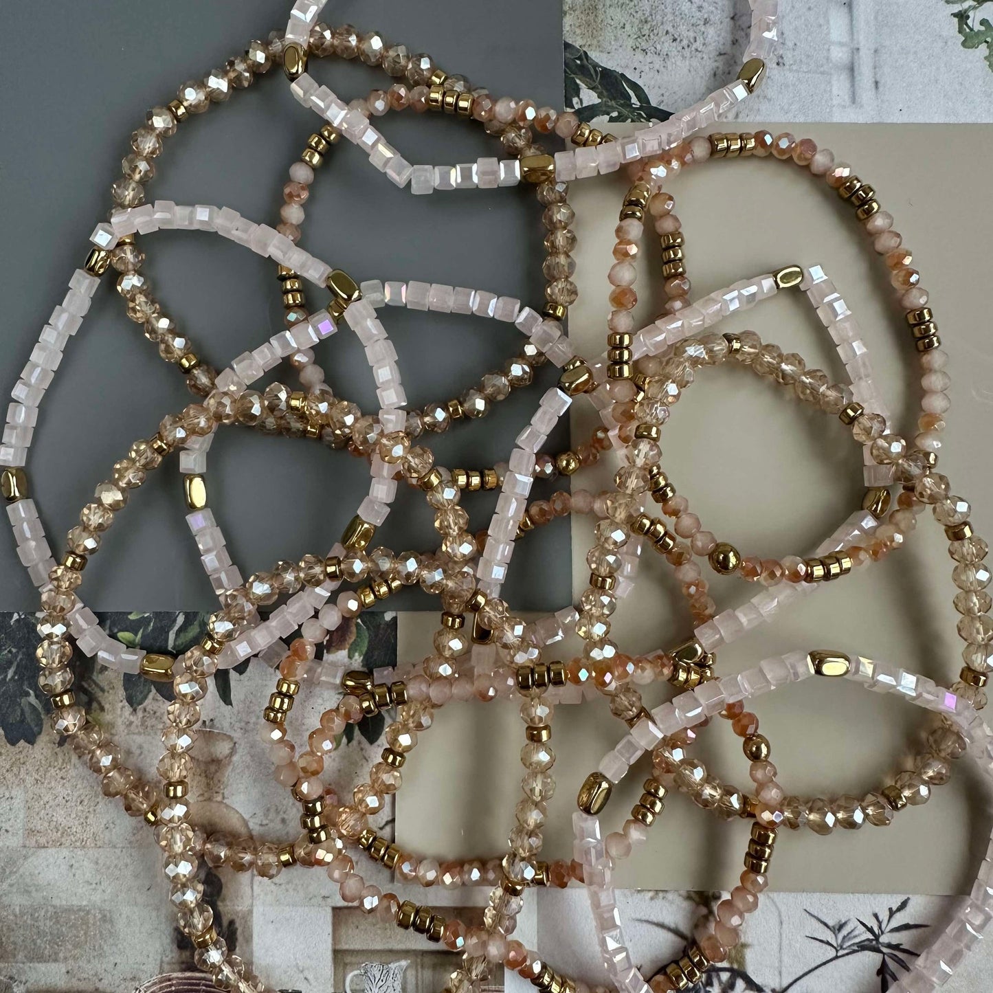 Armband Merle Natur - Set mit 3 Stk