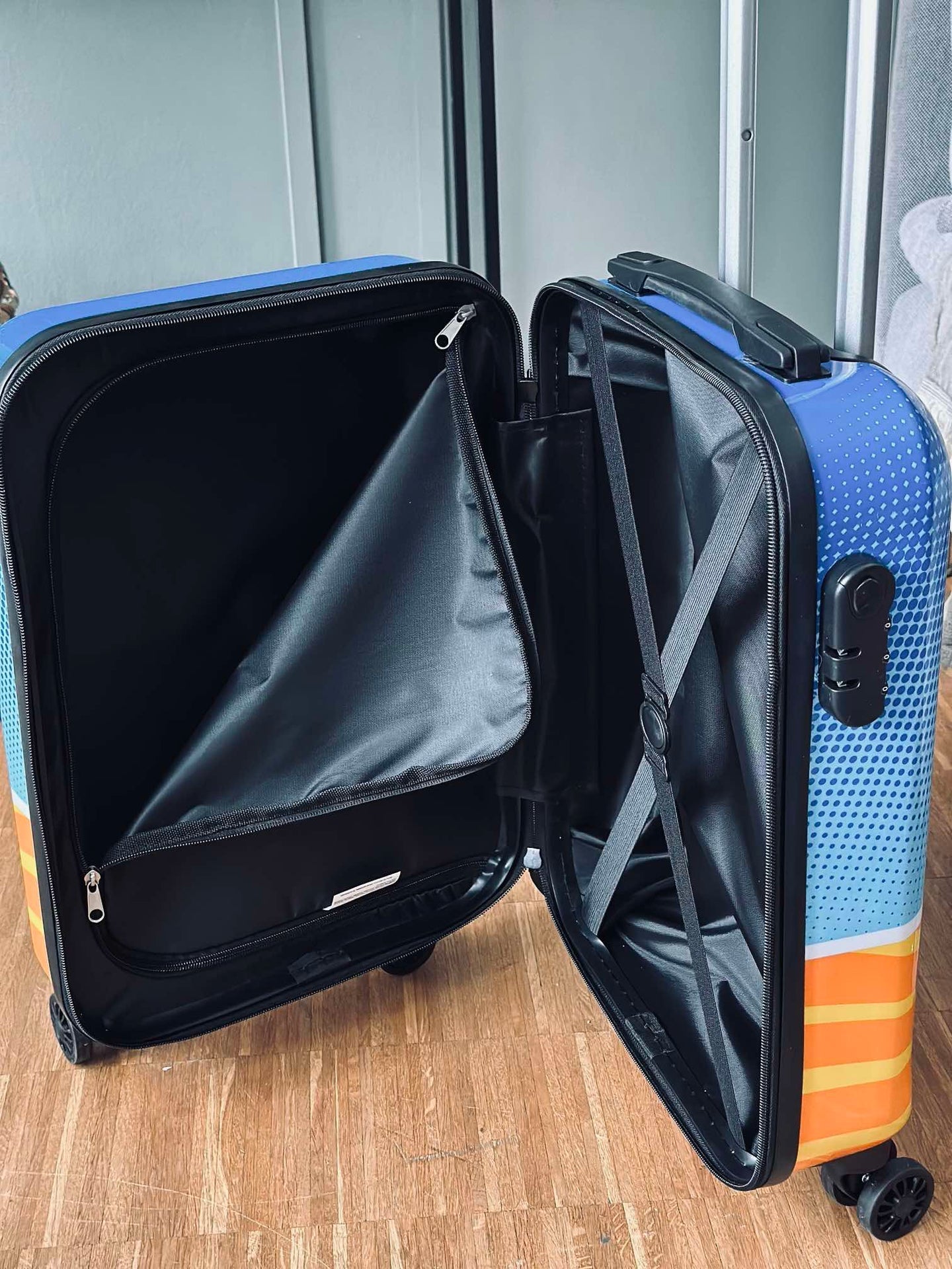 Trolley-Koffer - 55 cm - Blau