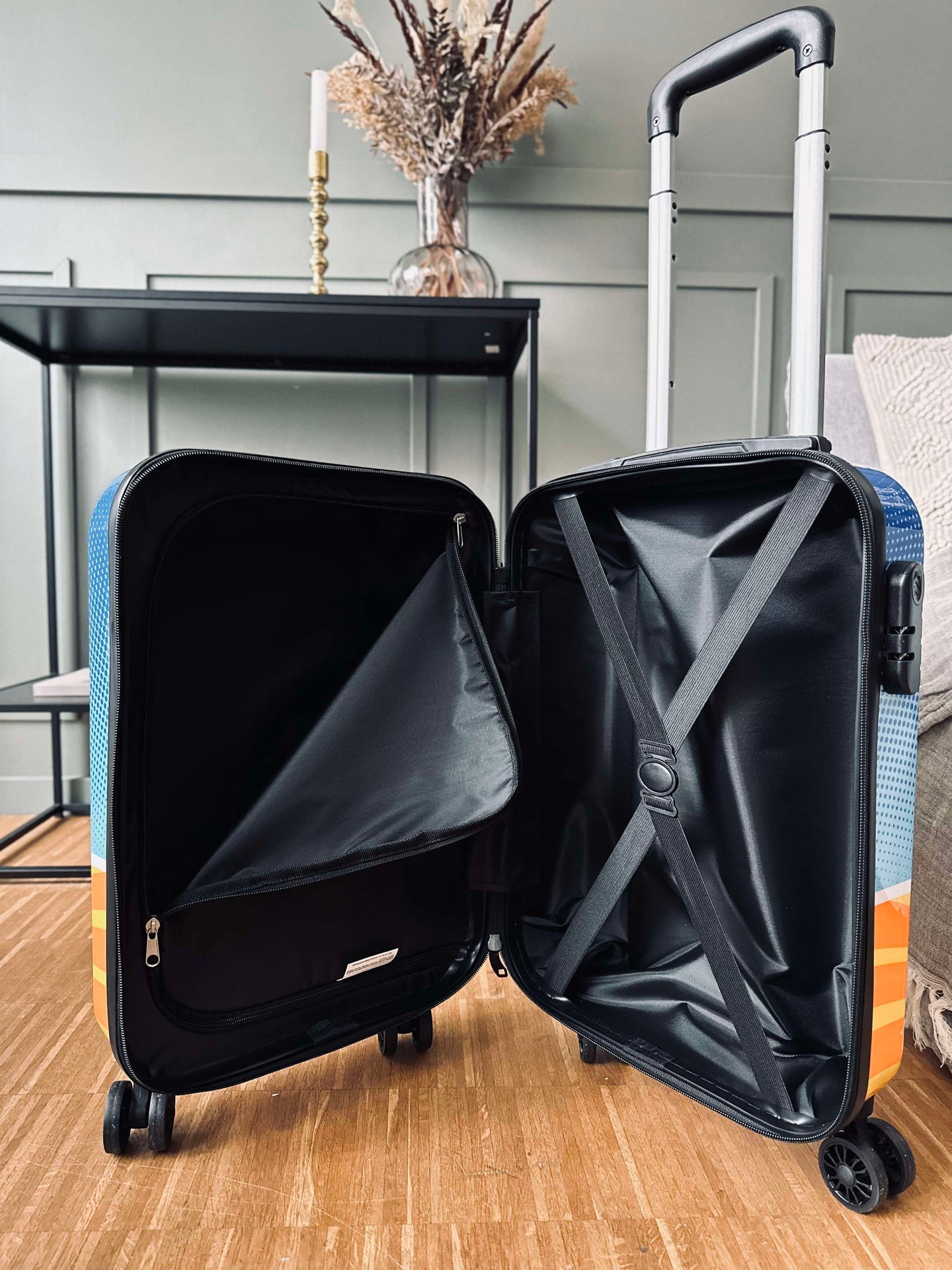 Trolley-Koffer - 55 cm - Blau