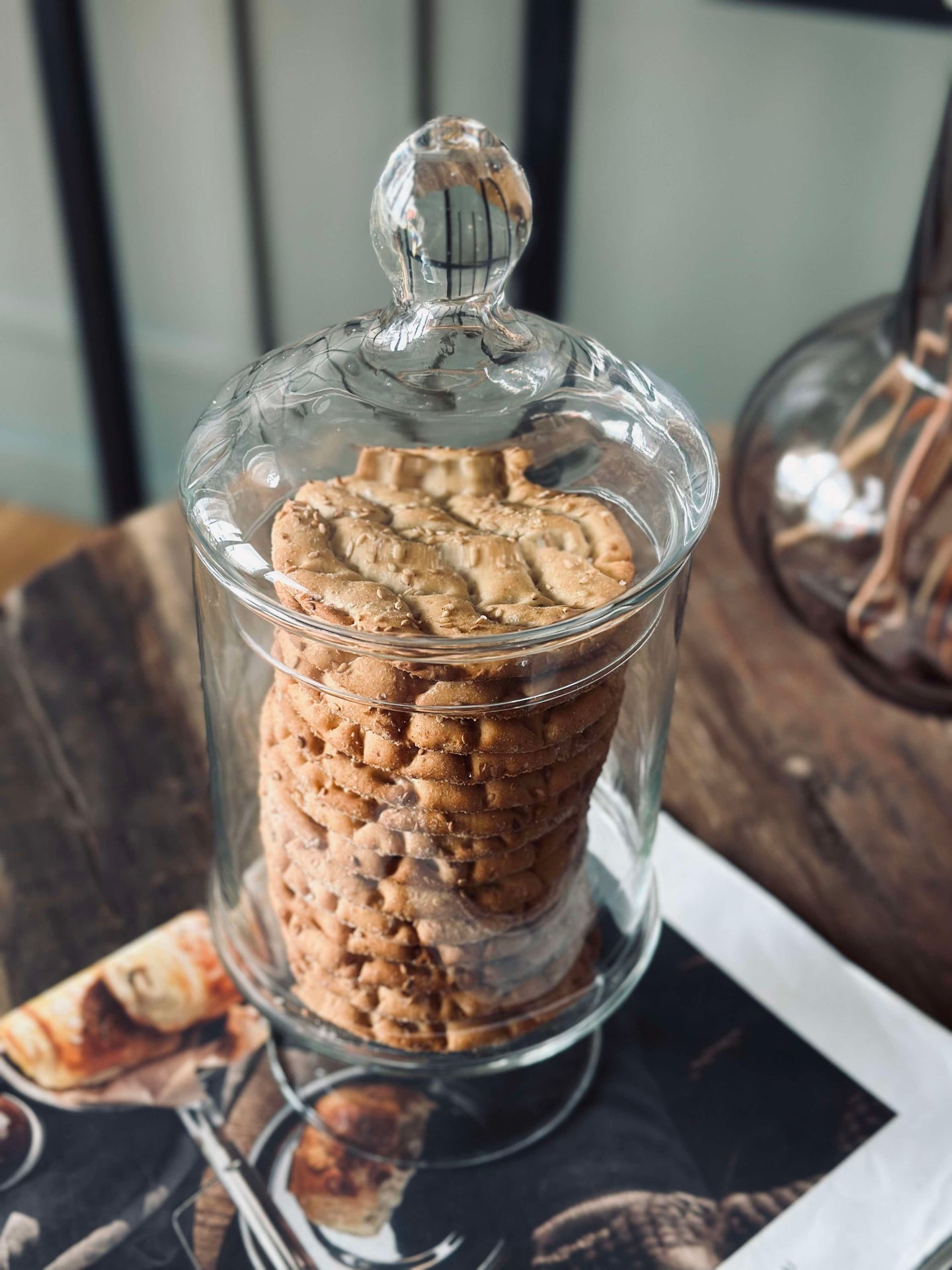 Vorratsbehälter mit Deckel - Glas