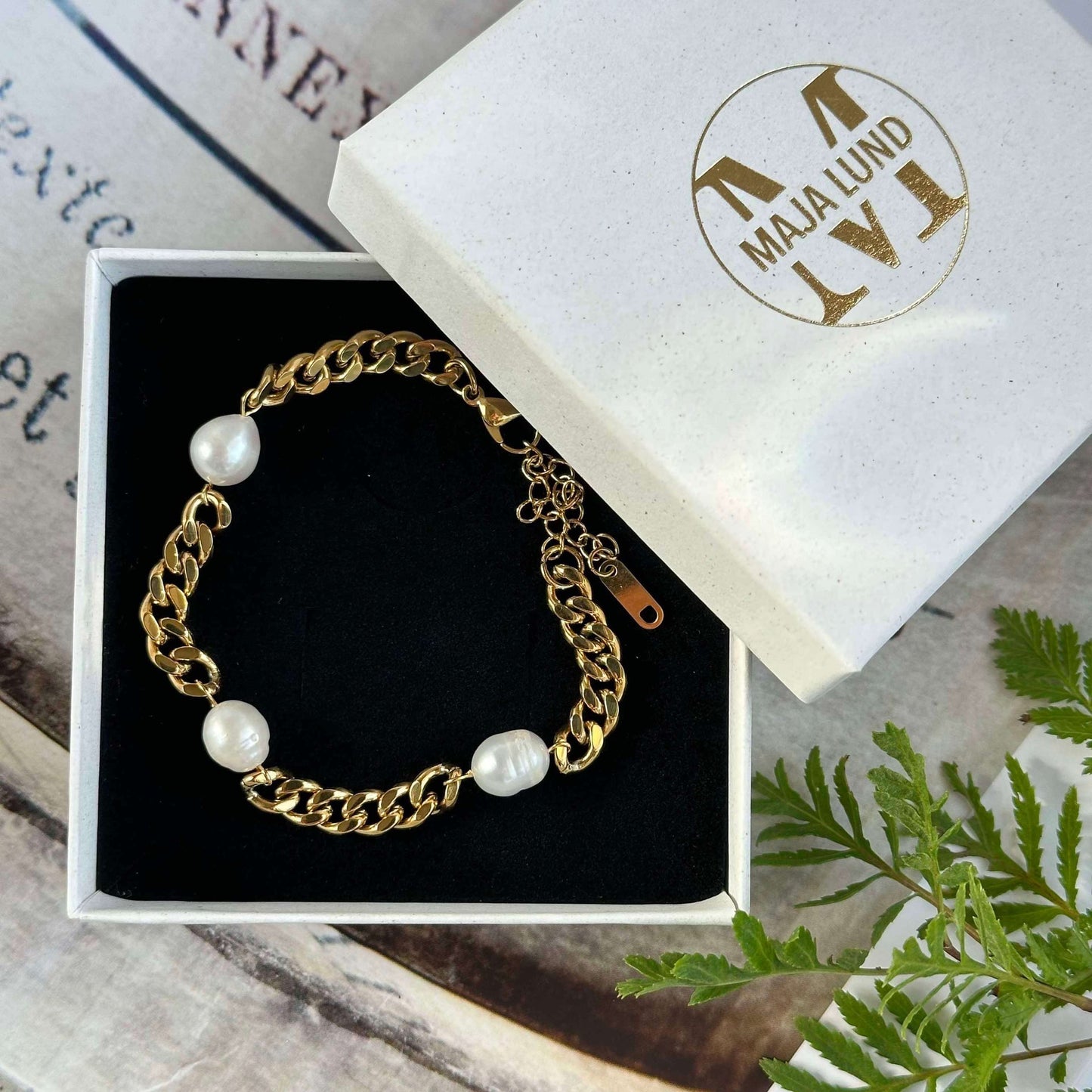 Armband Mary vergoldet - wasserfest