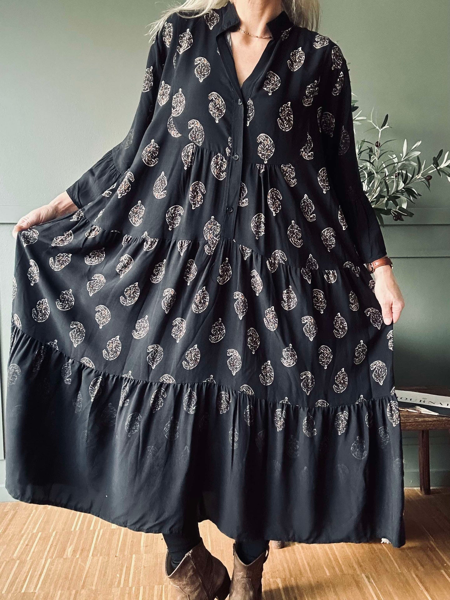 Kleid Black Faded