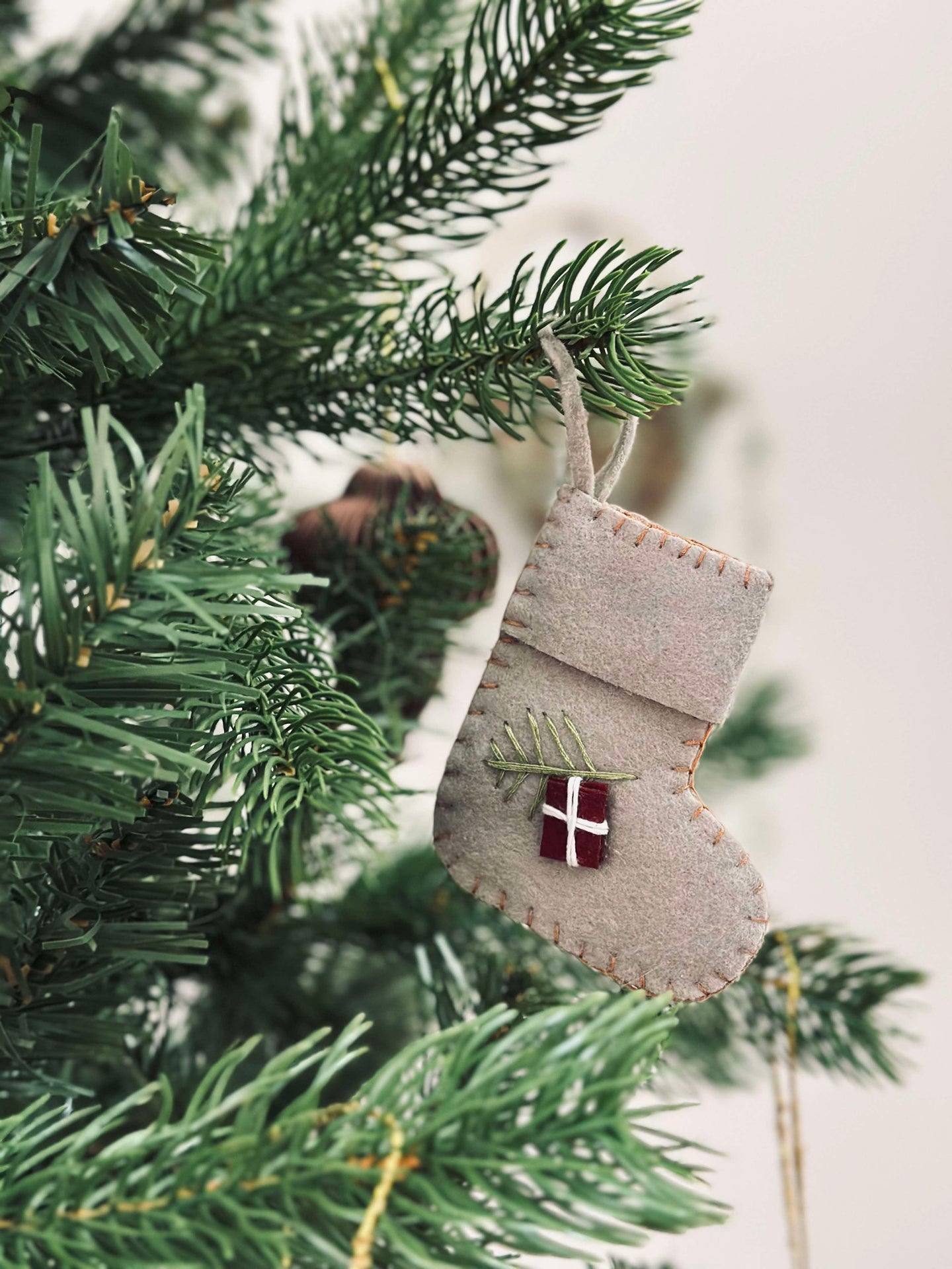 Weihnachtssocke zum Aufhängen - Mini