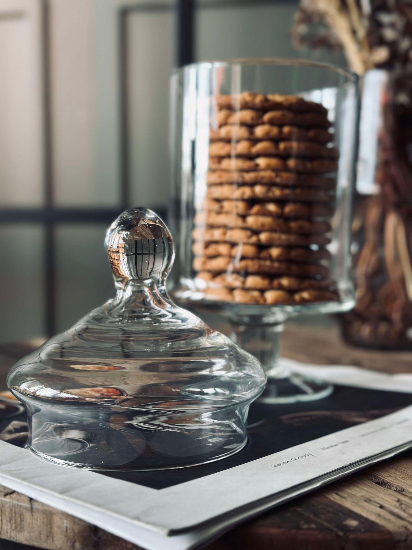 Vorratsbehälter mit Deckel - Glas