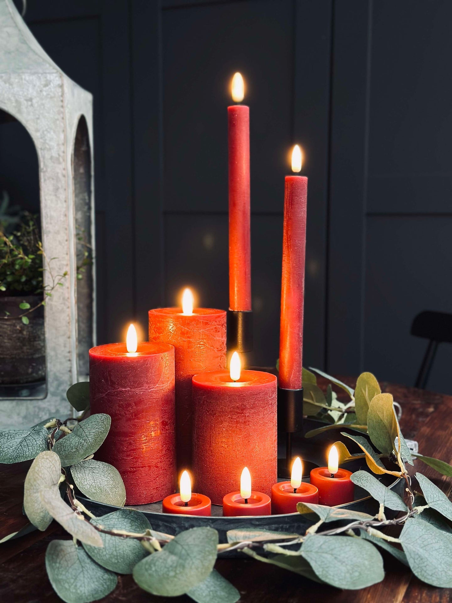 LED-Lichtpaket mit 10 Teilen - Rot