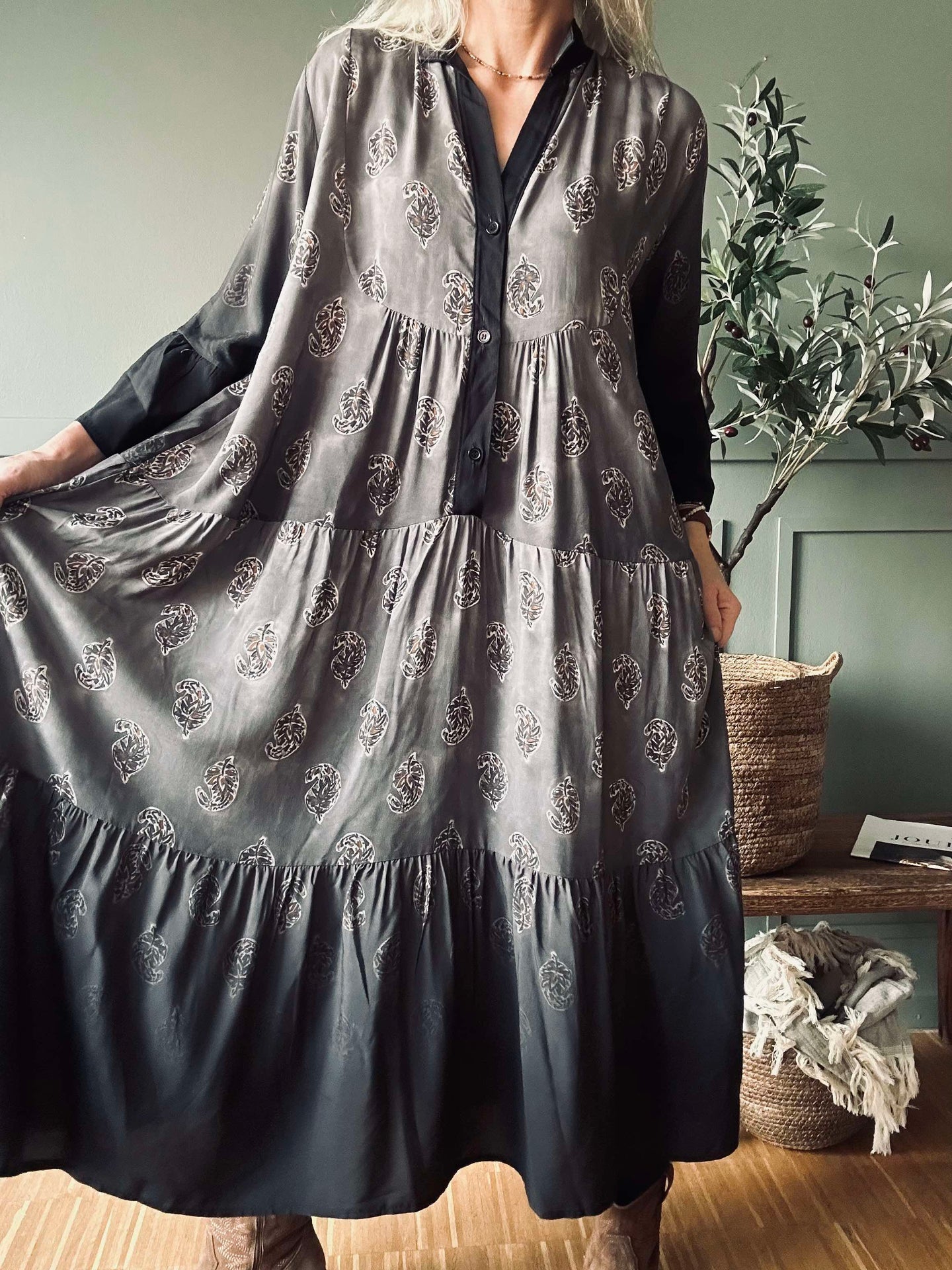 Kleid Grey Faded