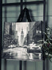 Shopper m. motiv - grau mix