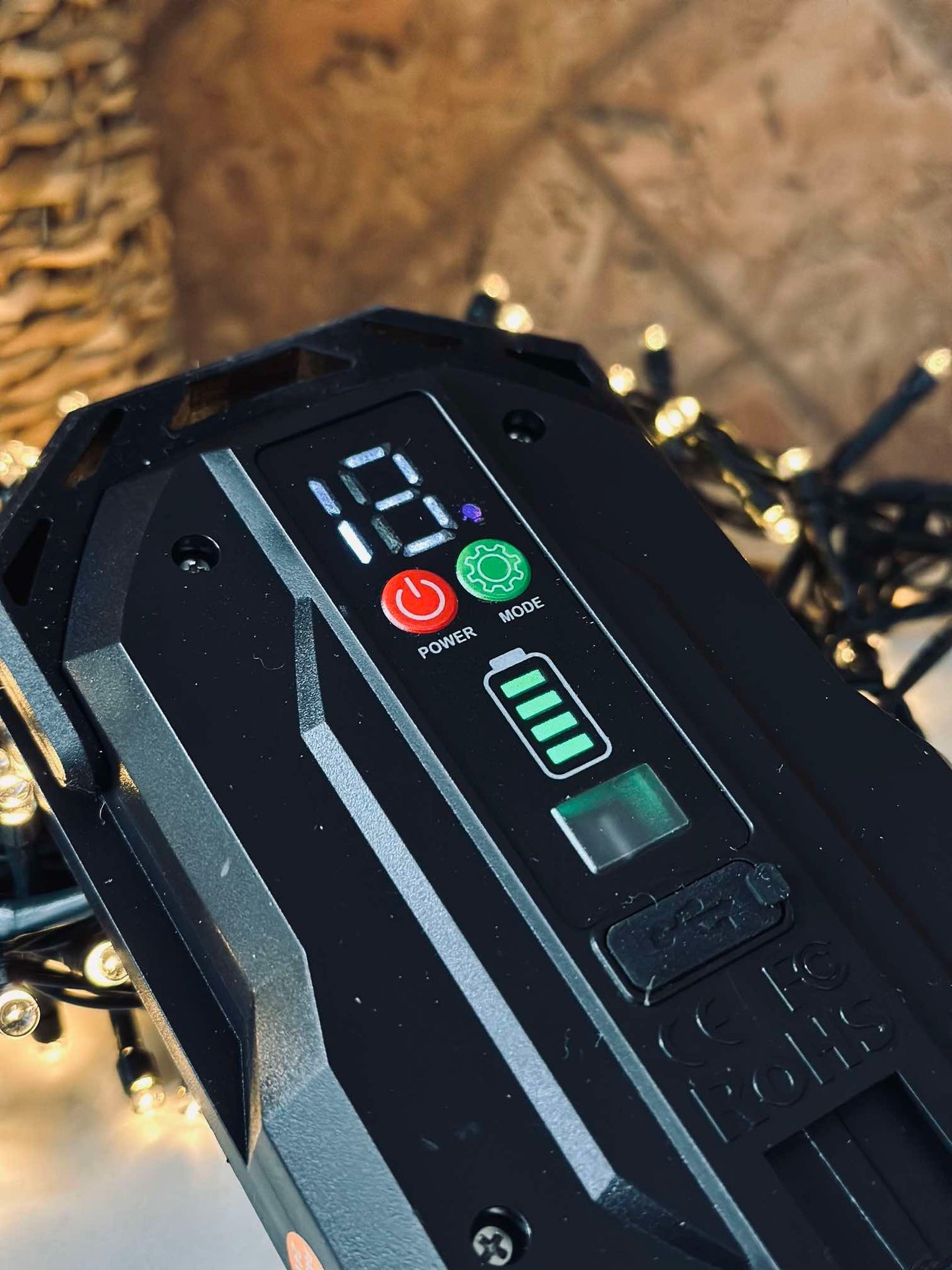 Lichterkette mit Solarzellen und USB - 480 LED-Lichter