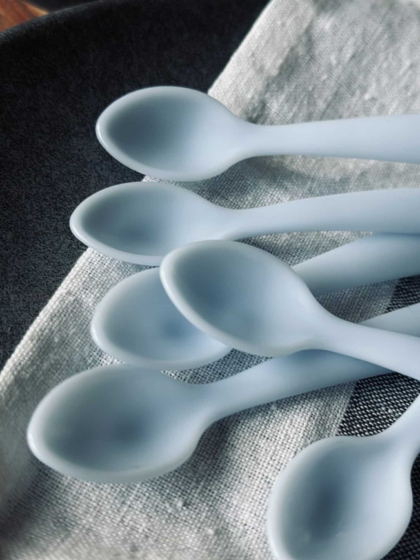 Babylöffel - Blau - 6 Stück