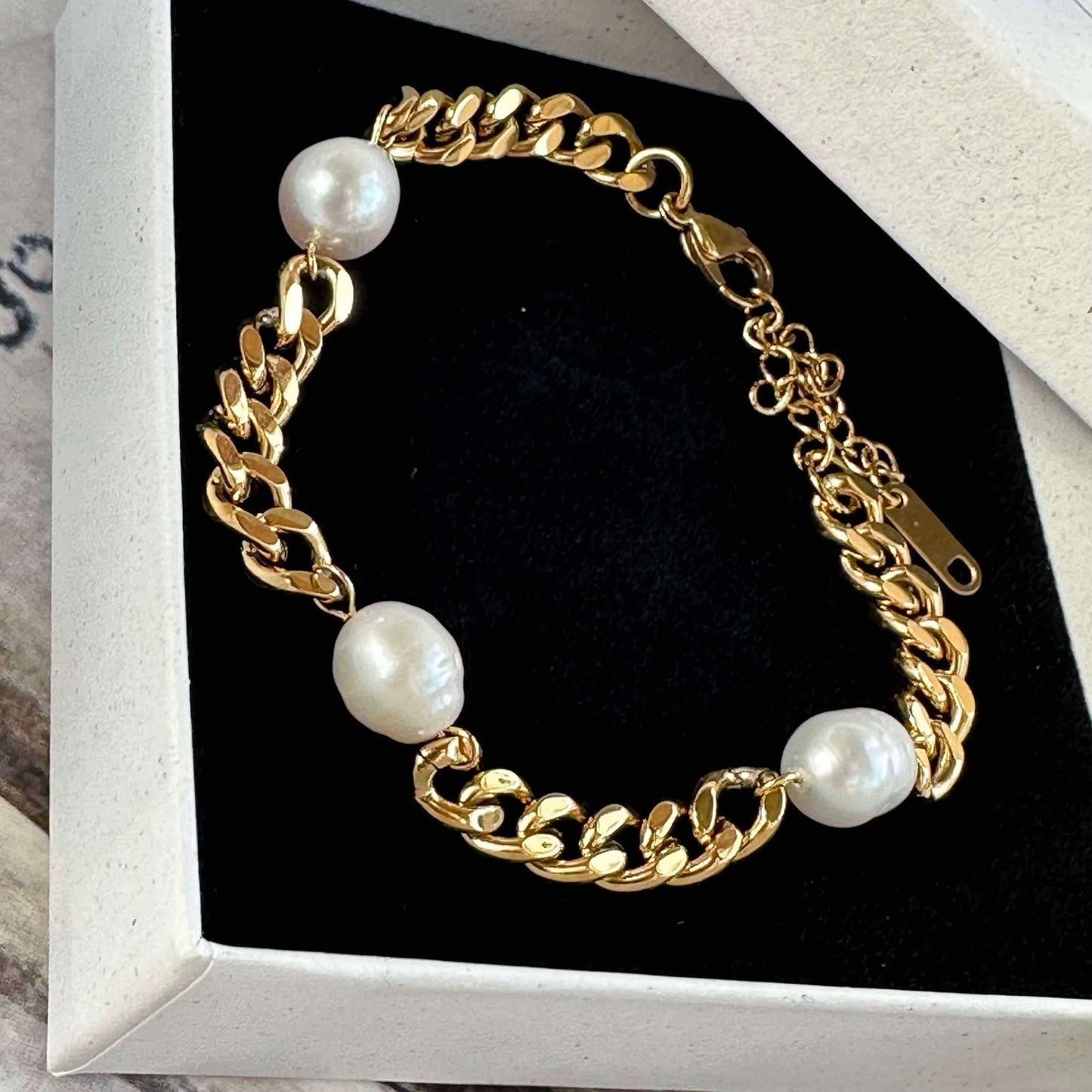 Armband Mary vergoldet - wasserfest