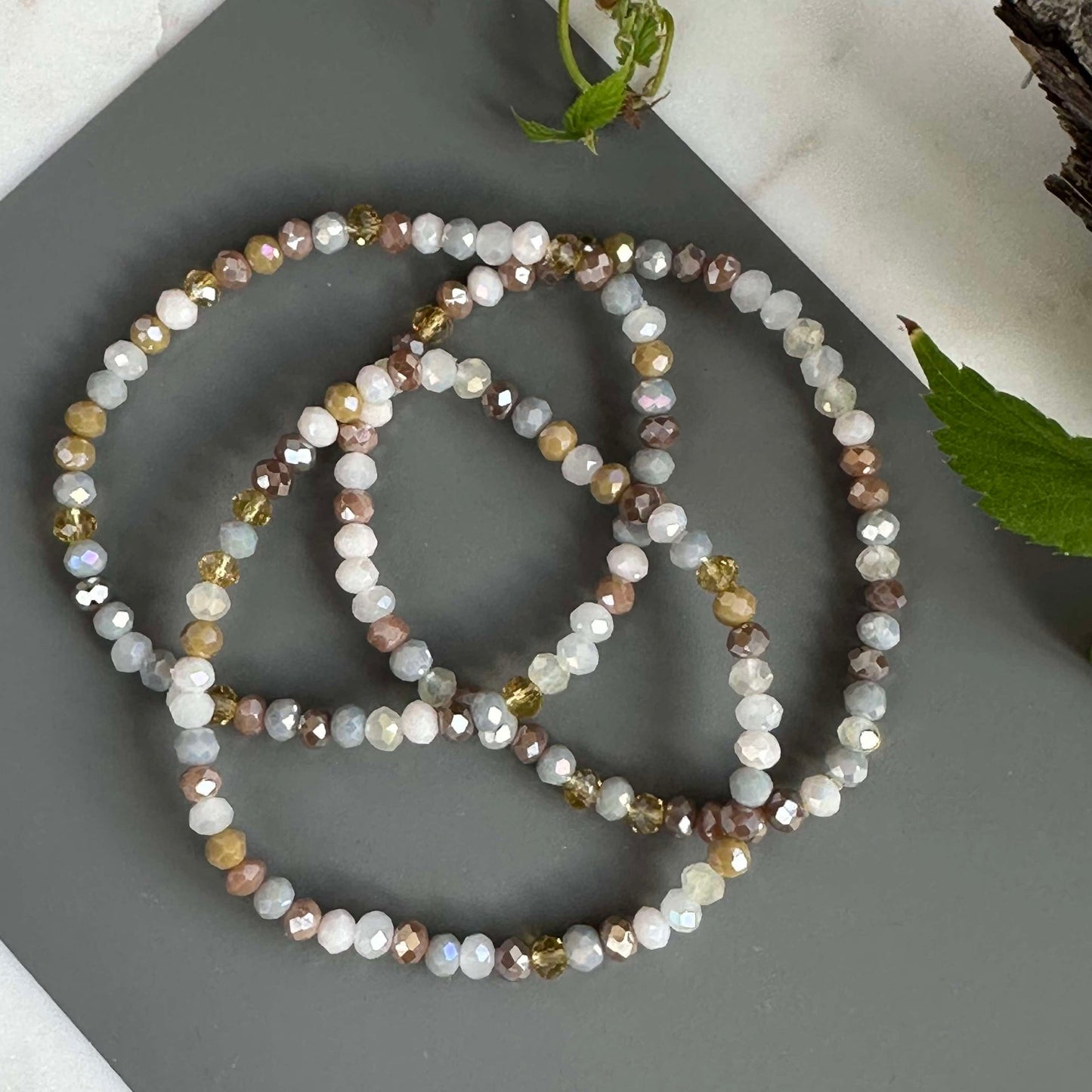 Armband ANNA Nature - Set mit 3 Stück