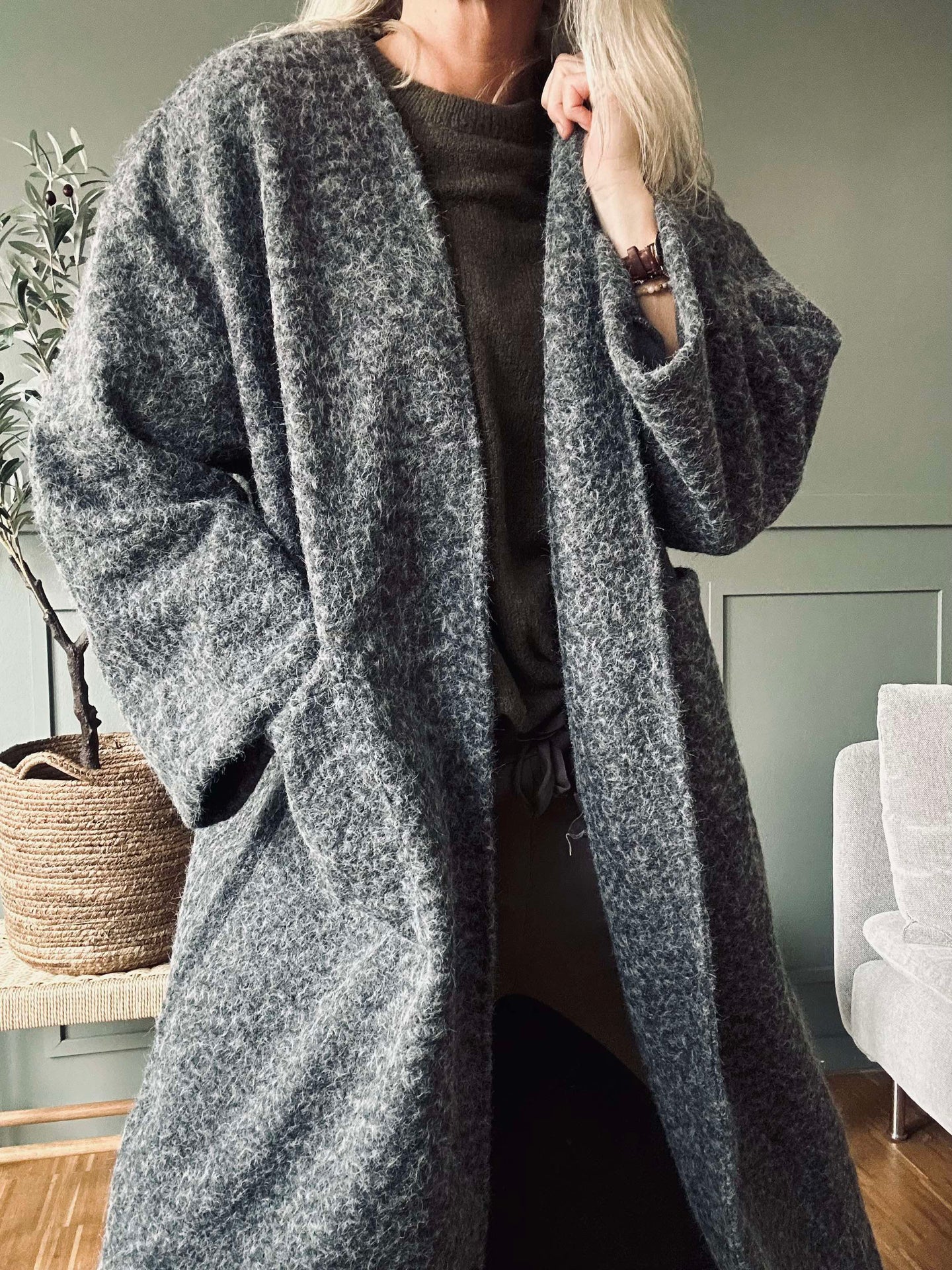 Jacke Belina - Oversize Grau