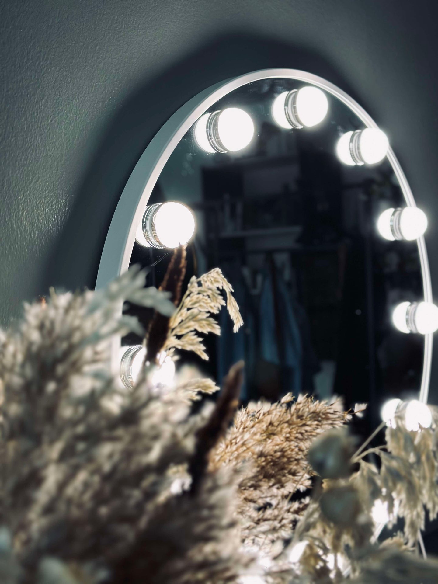 Hollywood Make-up-Spiegel mit Licht - Ø 50 cm