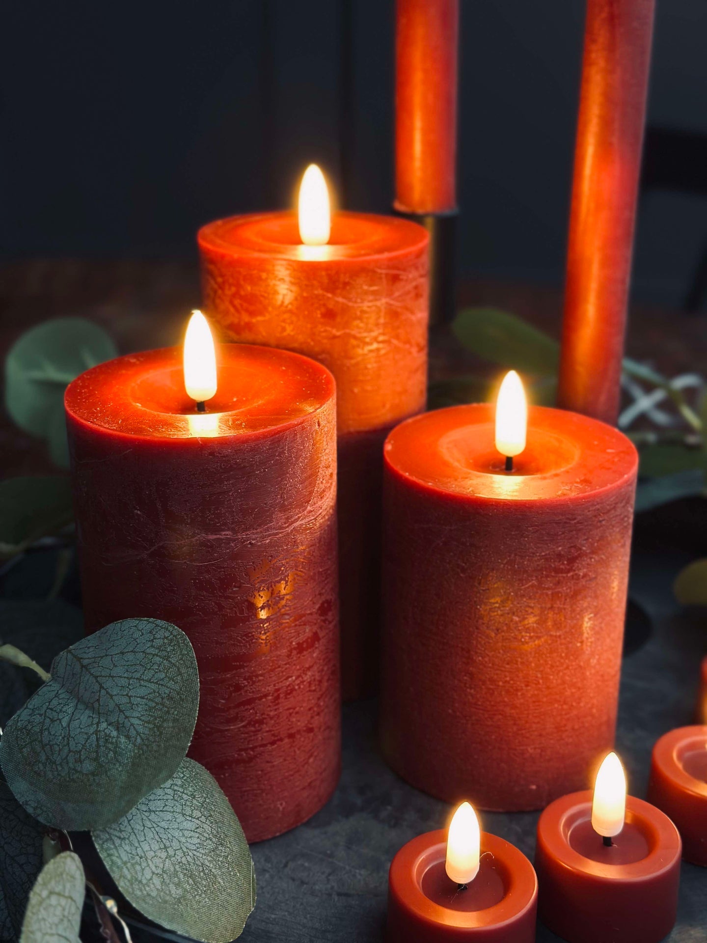 LED-Lichtpaket mit 10 Teilen - Rot