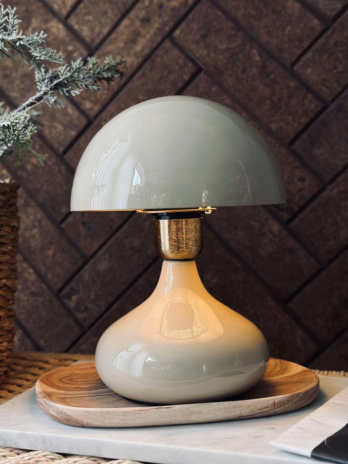 Tischlampe NOYA - Beige