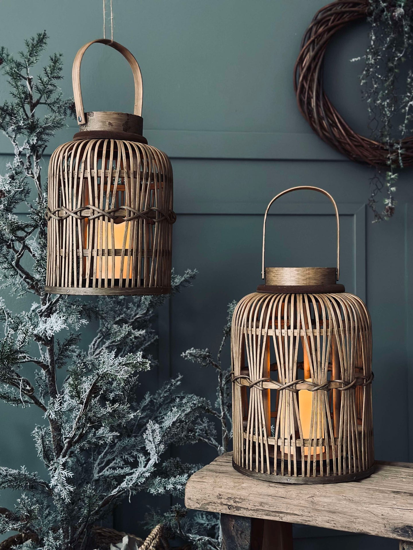 Laterne mit LED-Licht - Small