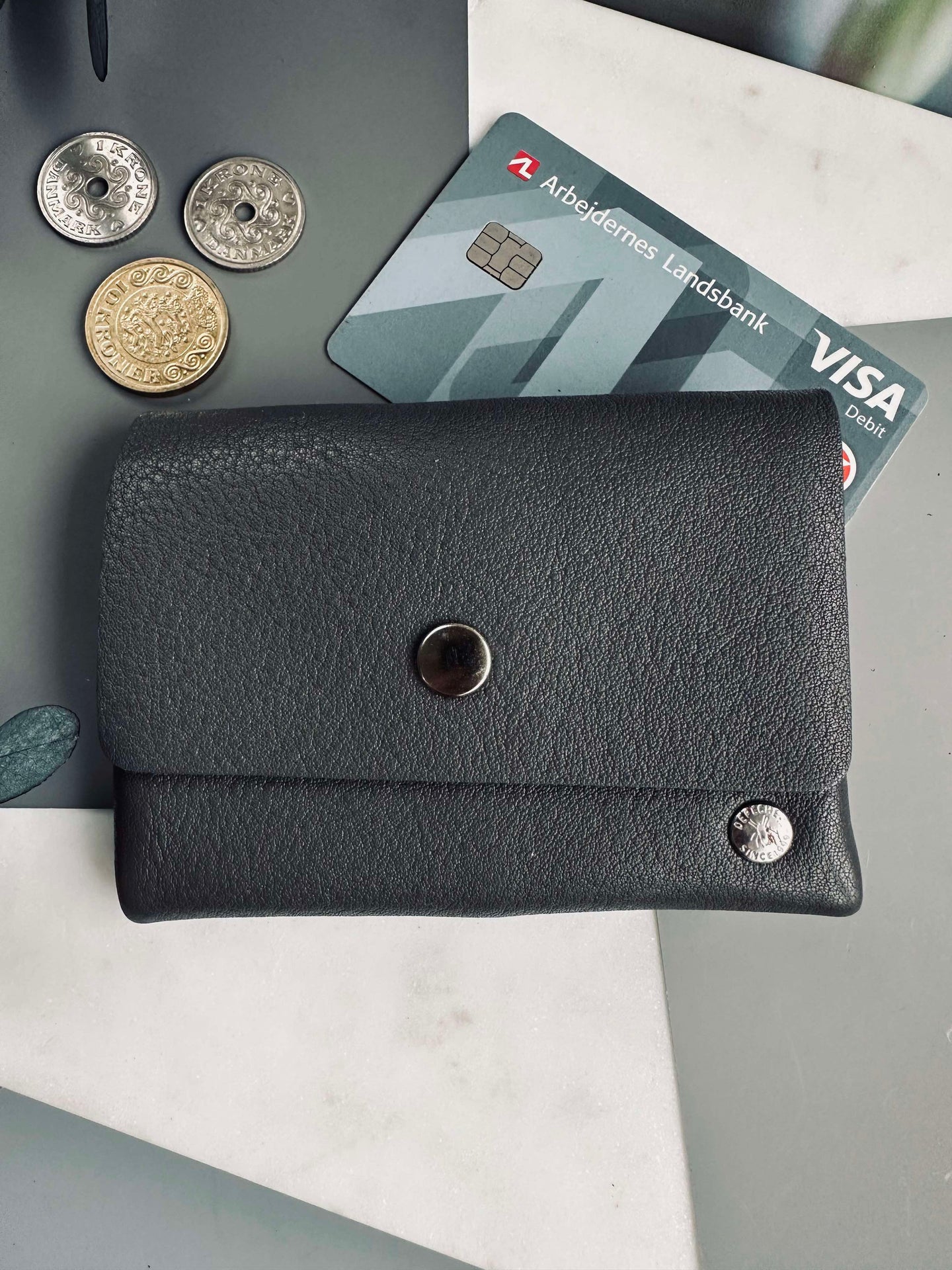 Geldbörse Aura small Grau