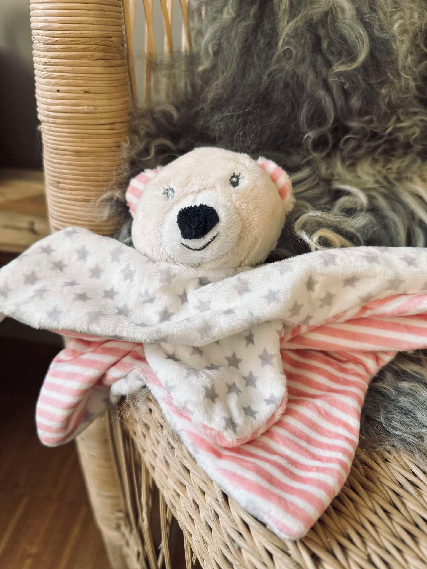 Schmusetuch für Babys - Rosa