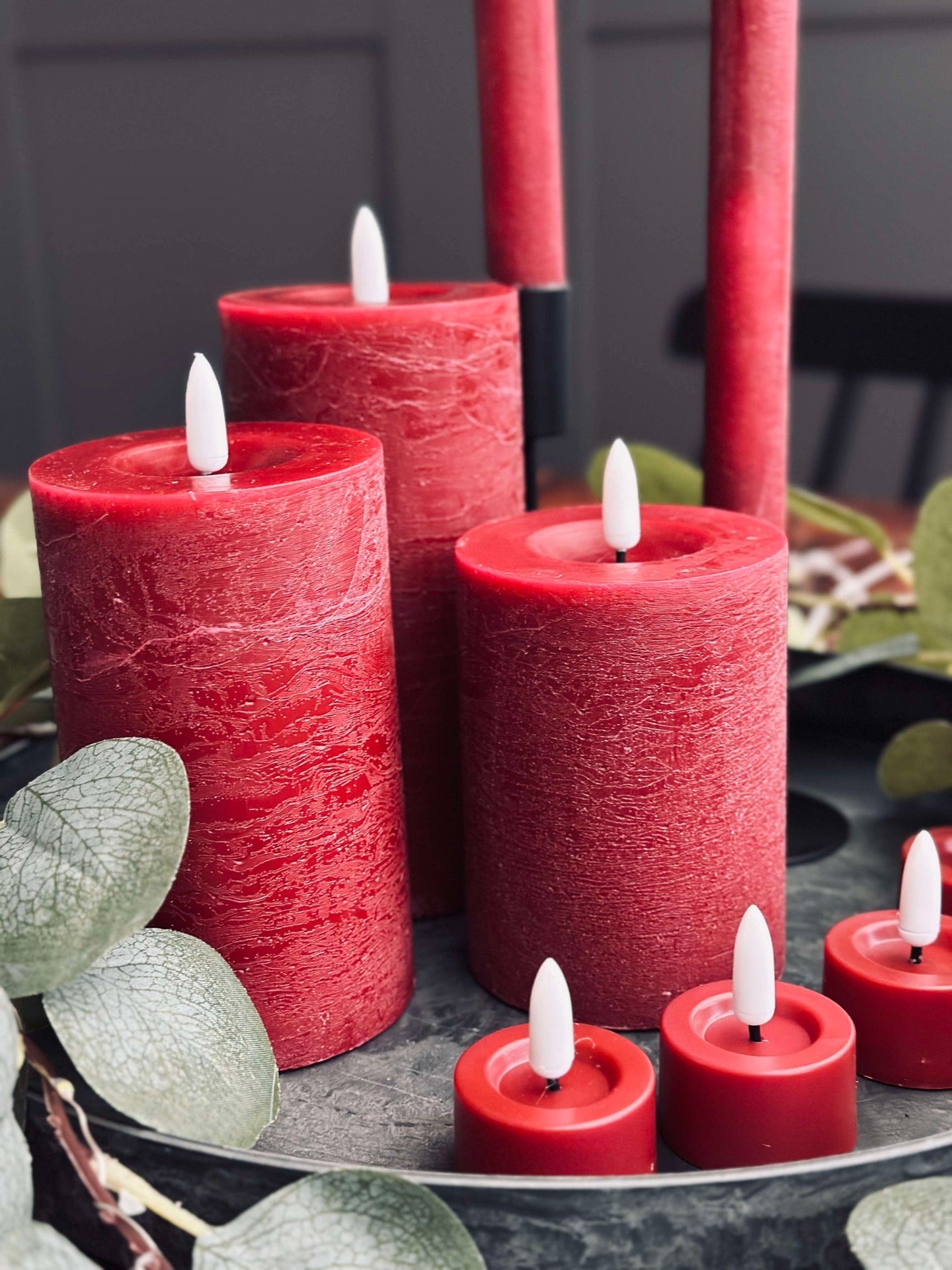 LED-Lichtpaket mit 10 Teilen - Rot