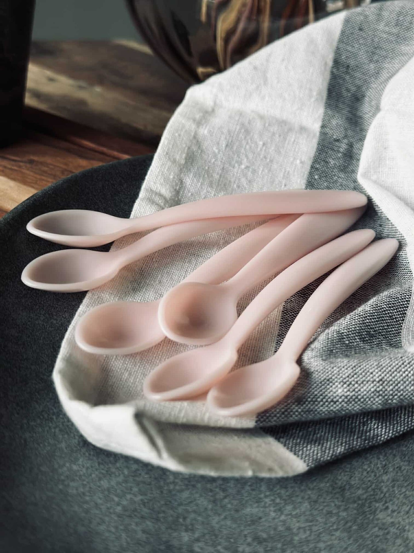Babylöffel - Rosa - 6 Stk.