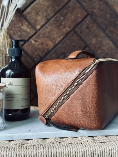 Kulturtasche Halima Walnut - Small