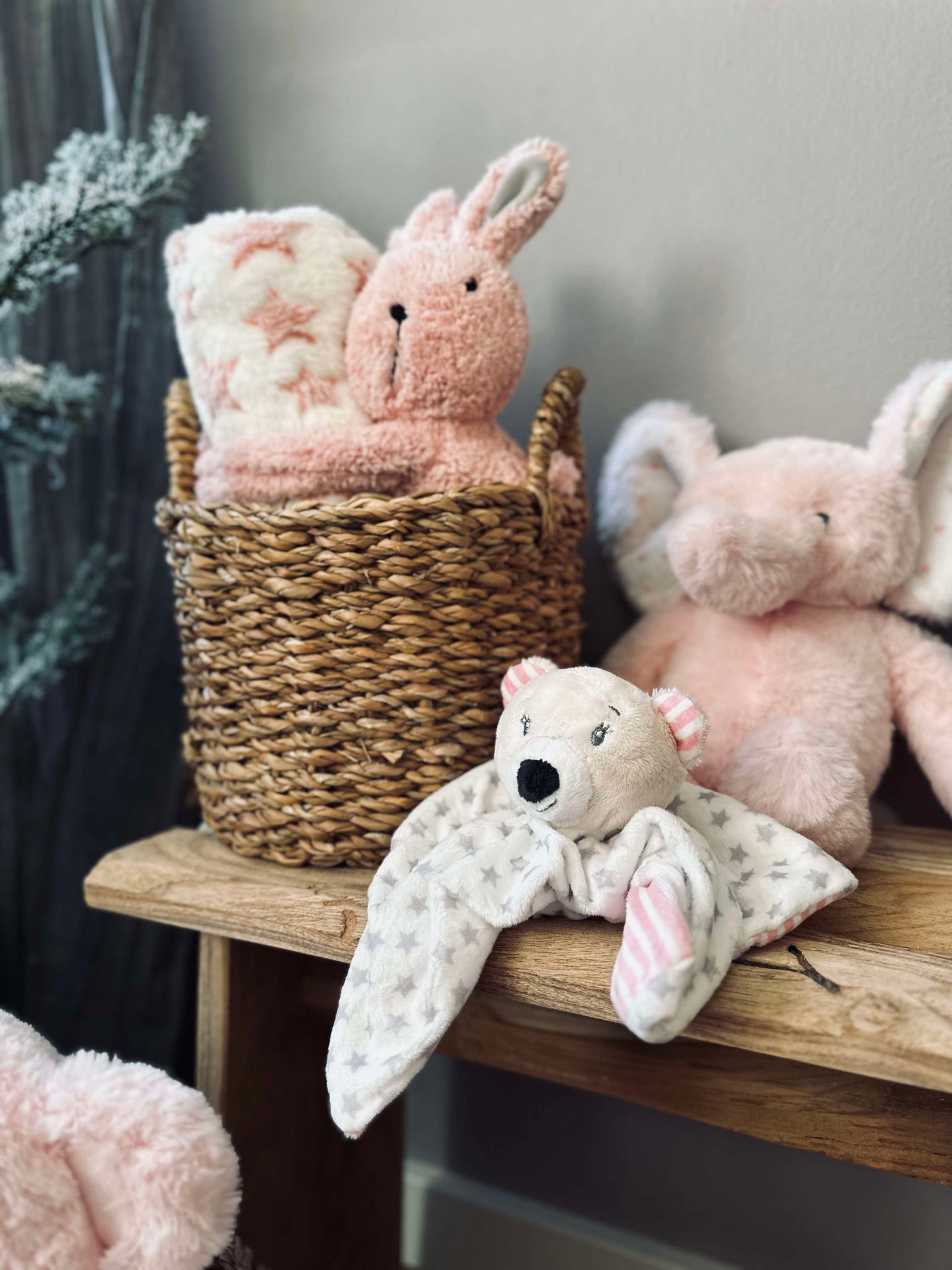 Schmusetuch für Babys - Rosa