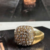 Ring CINDY Kristall - Vergoldet