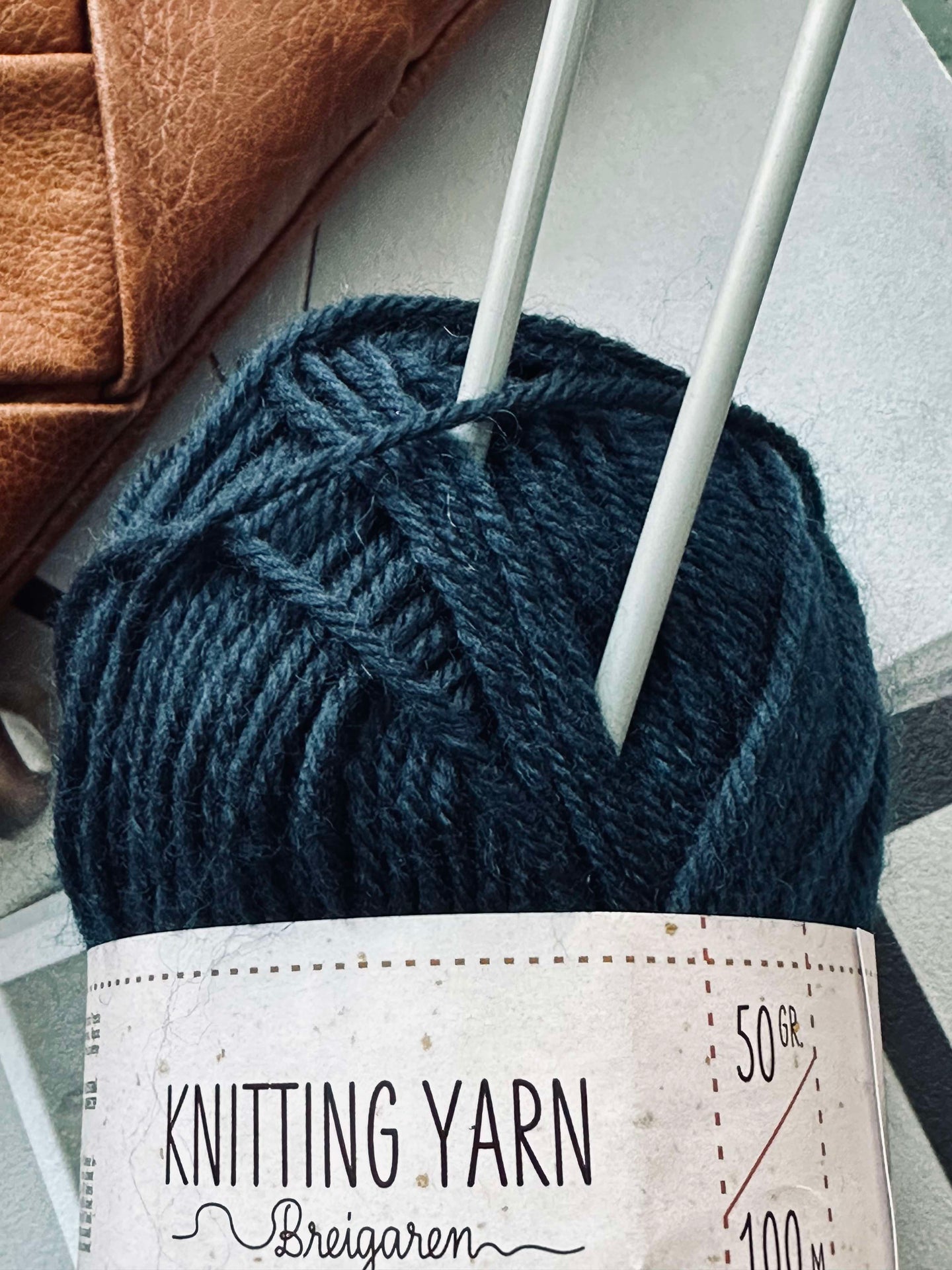 Polyestergarn 50 g - Navy