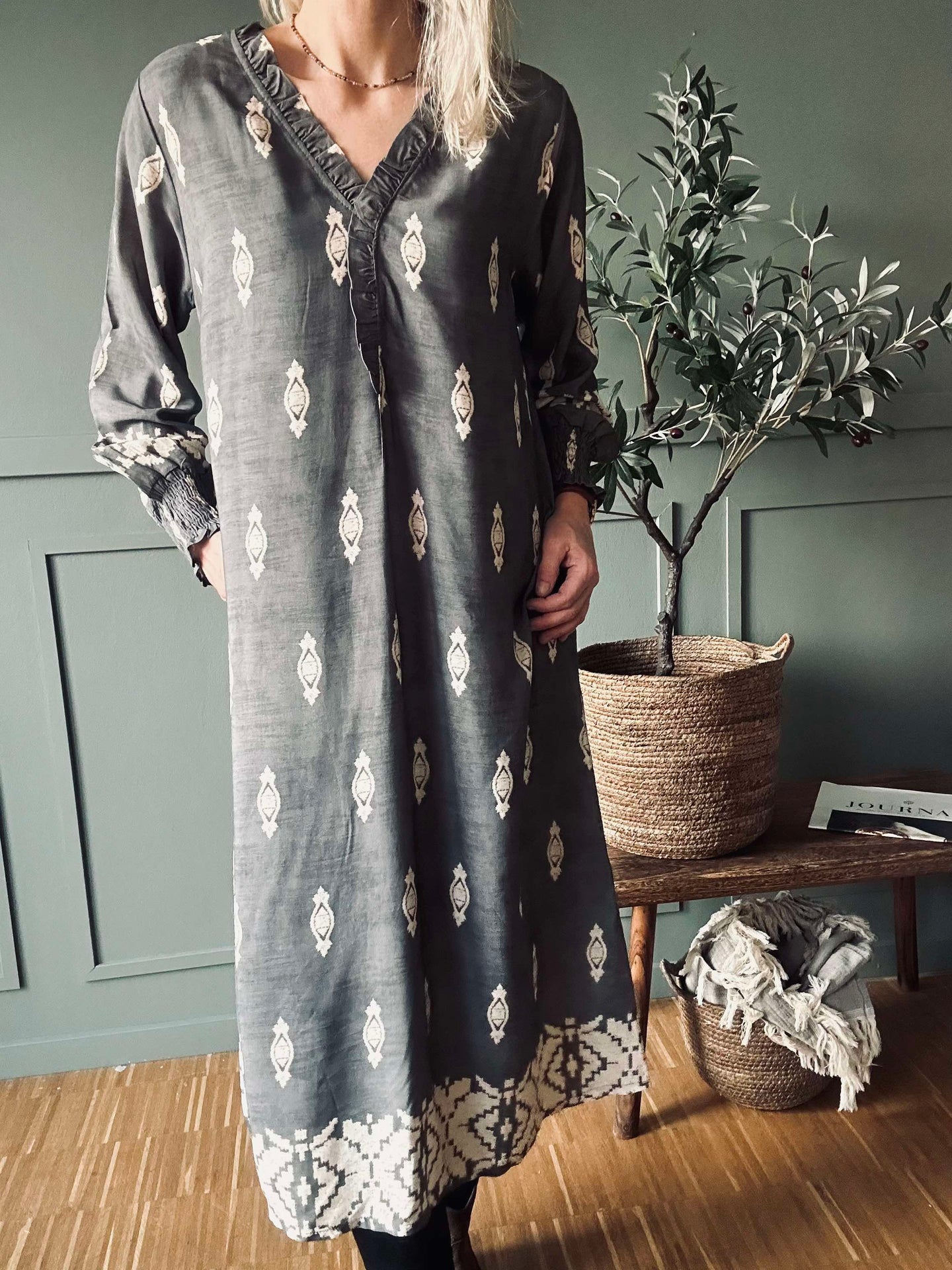 Kleid Mariana - Grau