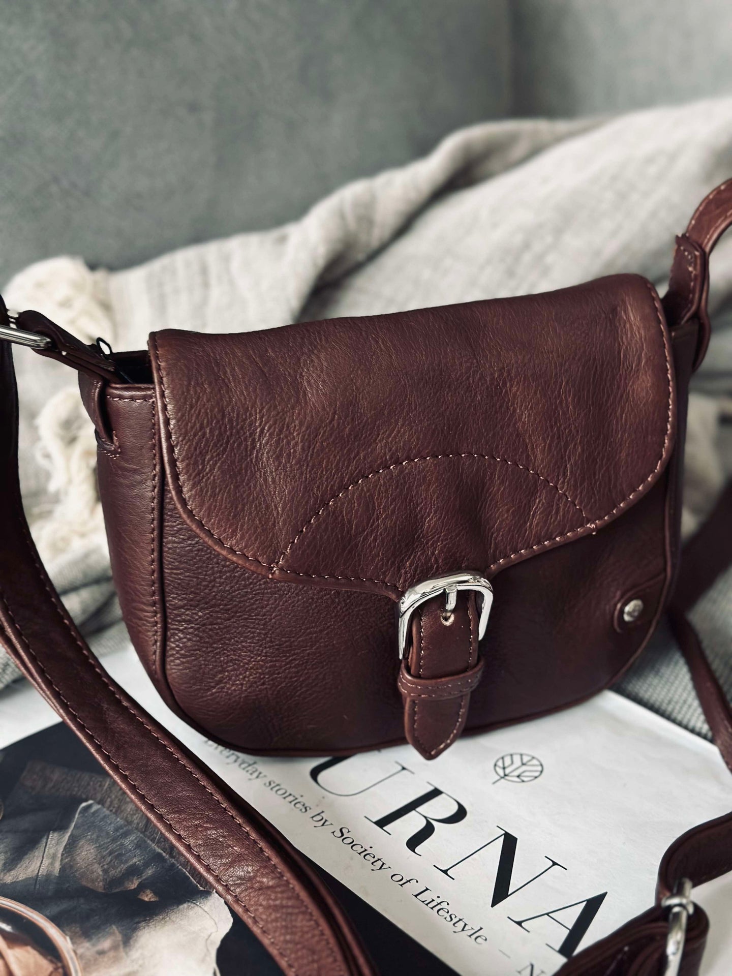Crossbody Aura Dark Brown