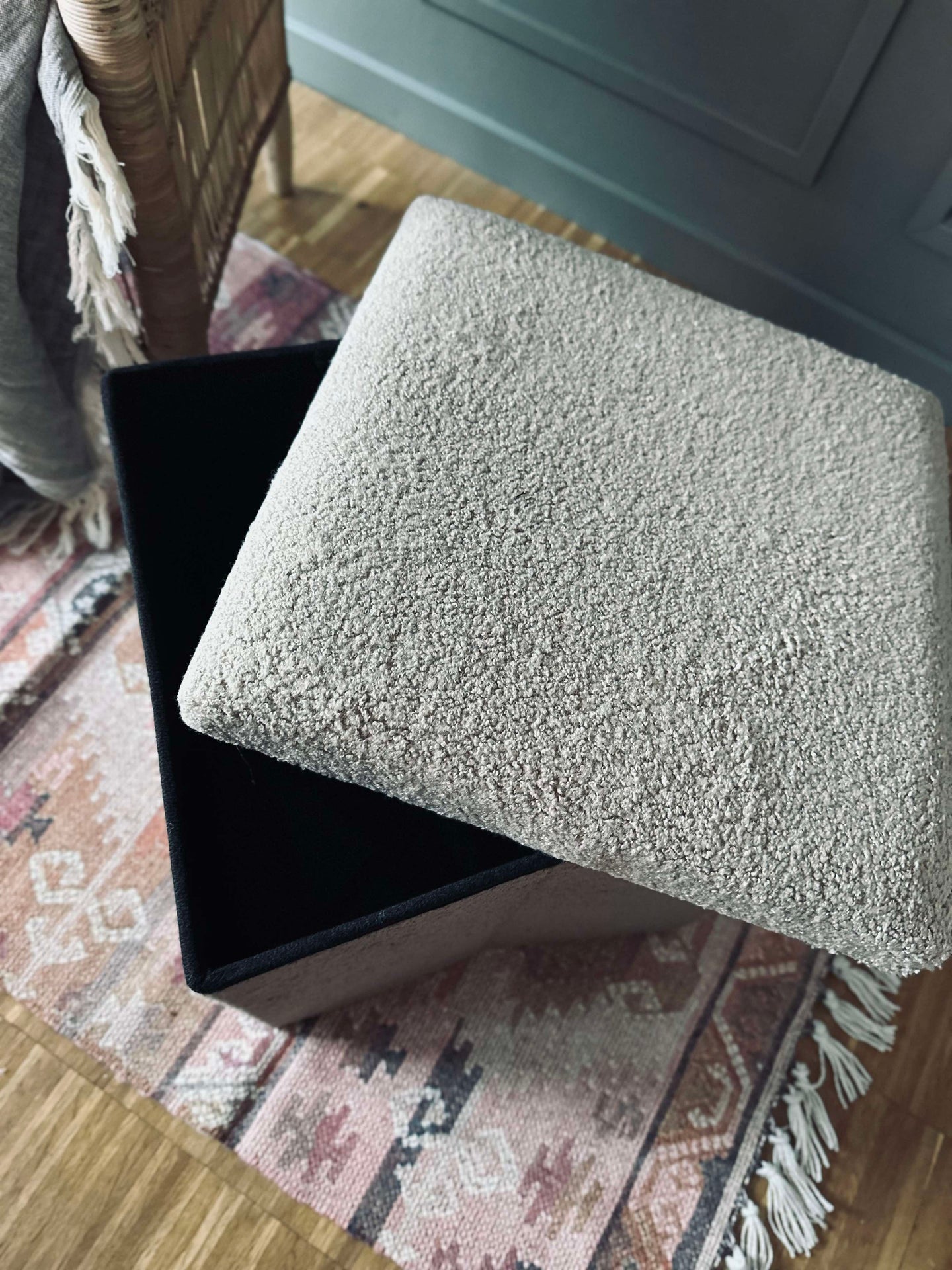Aufbewahrungsbox mit Deckel - Beige