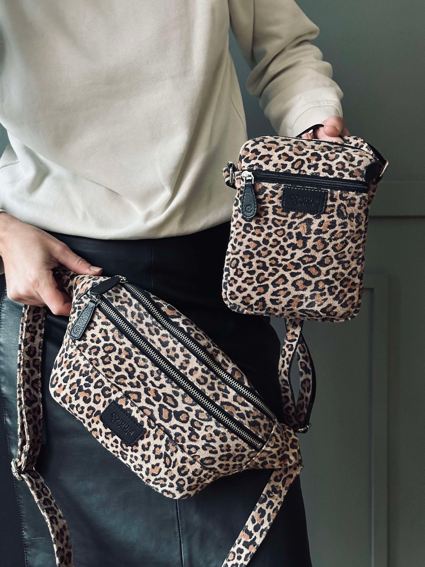 Handytasche / Crossover Daily Leopard